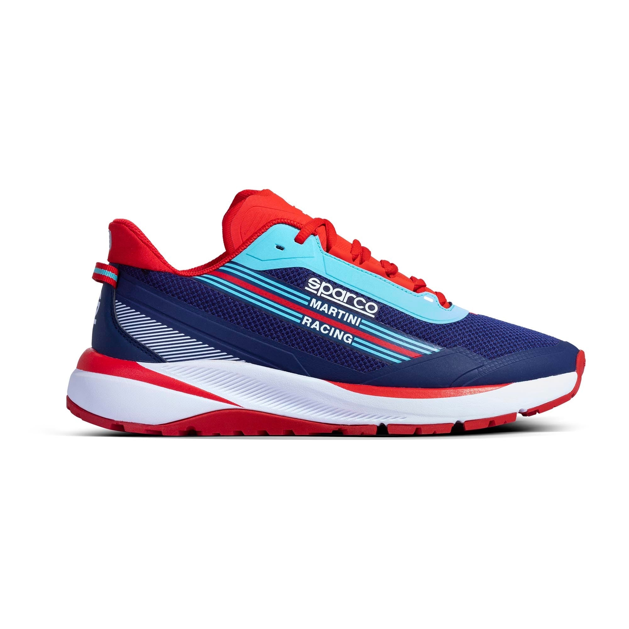 The side of the Sparco Martini Racing S-Run Shoes.