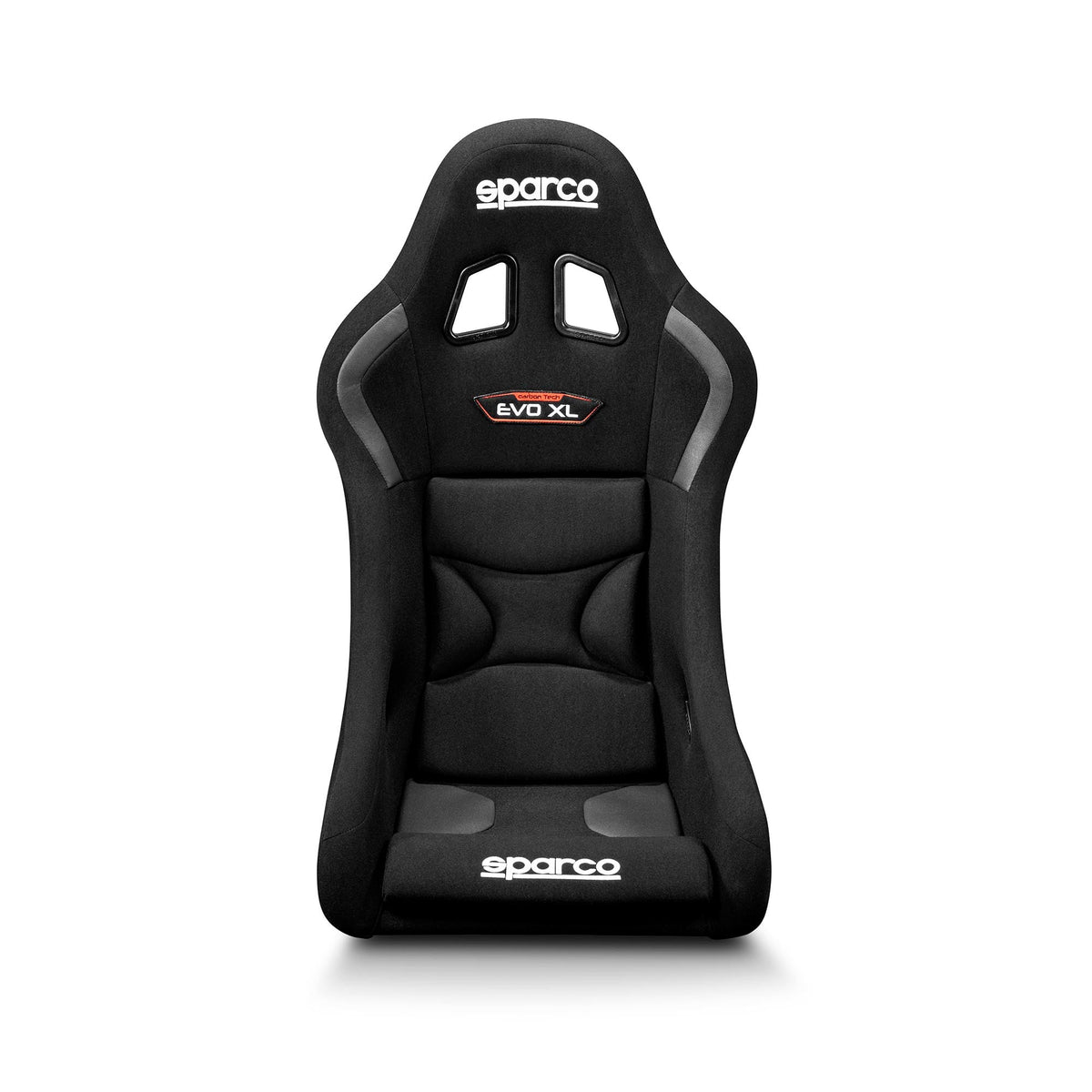 The front of the Sparco Evo XL Carbon Racing Seat.