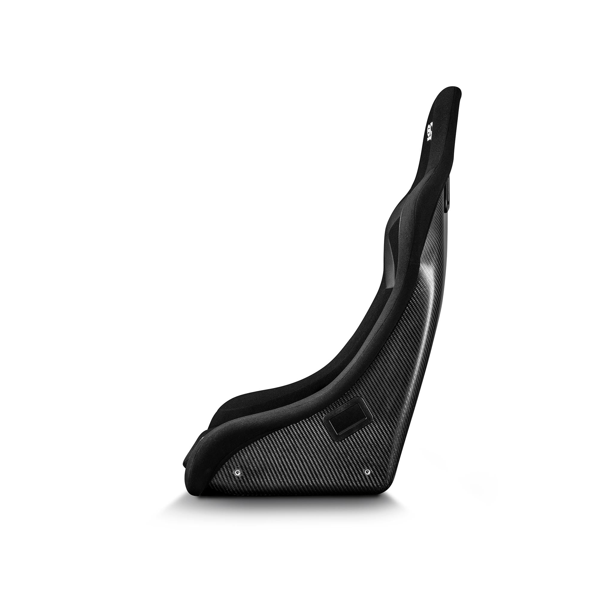 The side of the Sparco Evo XL Carbon Racing Seat.