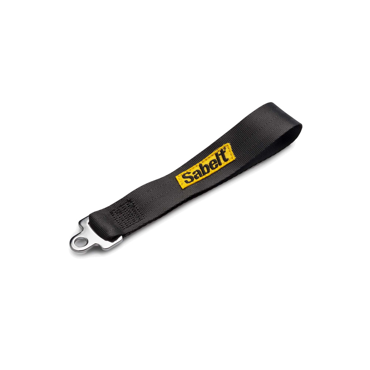 The Sabelt Door Strap, a black strap with a yellow 'Sabelt' logo.