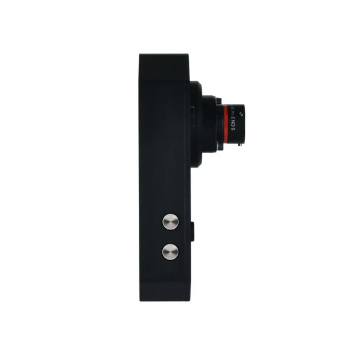 The side of the AIM MXG 1.3 Dash Data Logger.