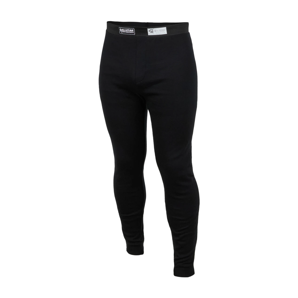The black SFI 3.3 rated Allstar Performance Fire Resistant Racing Underpants.
