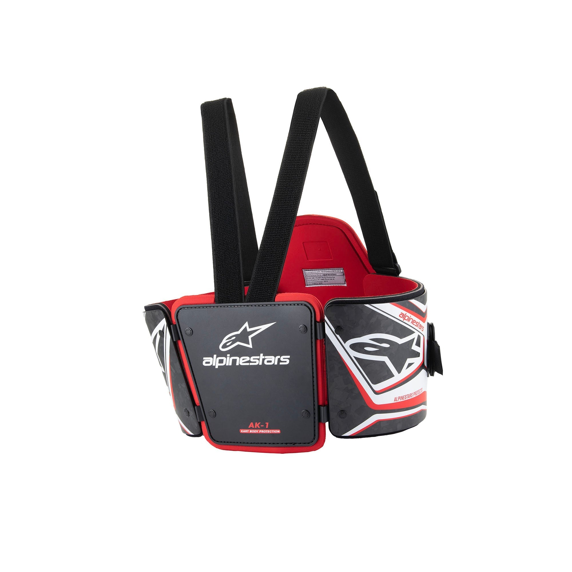 The front of the Alpinestars AK-1 Karting Body Protector.