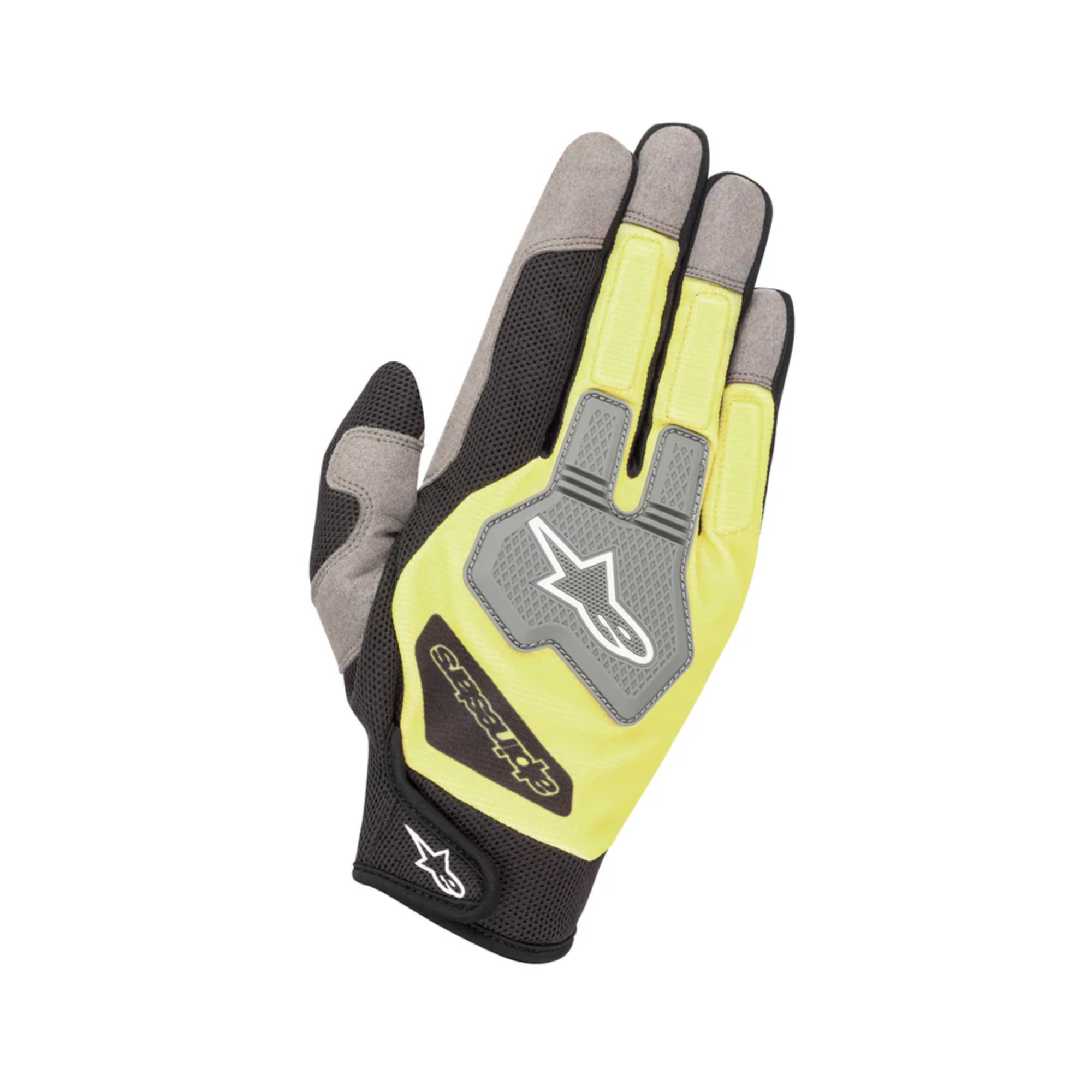 The black and yellow Alpinestars Engine Mechanics Glove from Alpinestars.