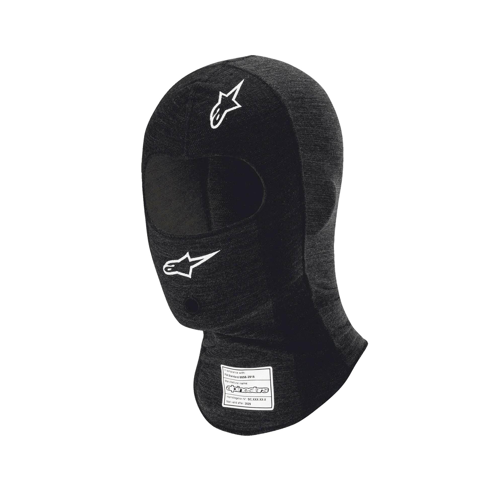 The black Alpinestars Race v3 Racing Balaclava.
