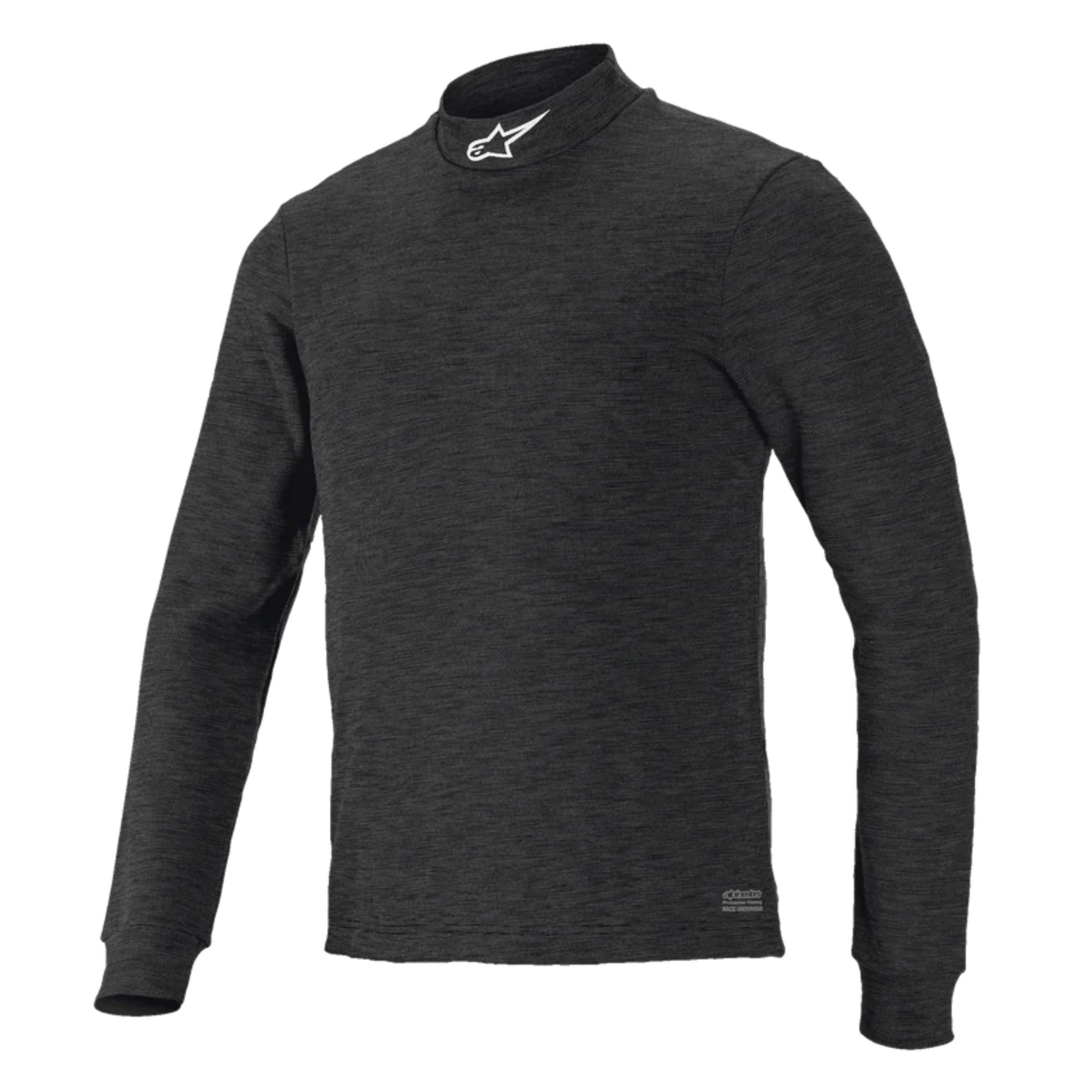 The front of the black Alpinestars Race v3 Racing Undershirt.