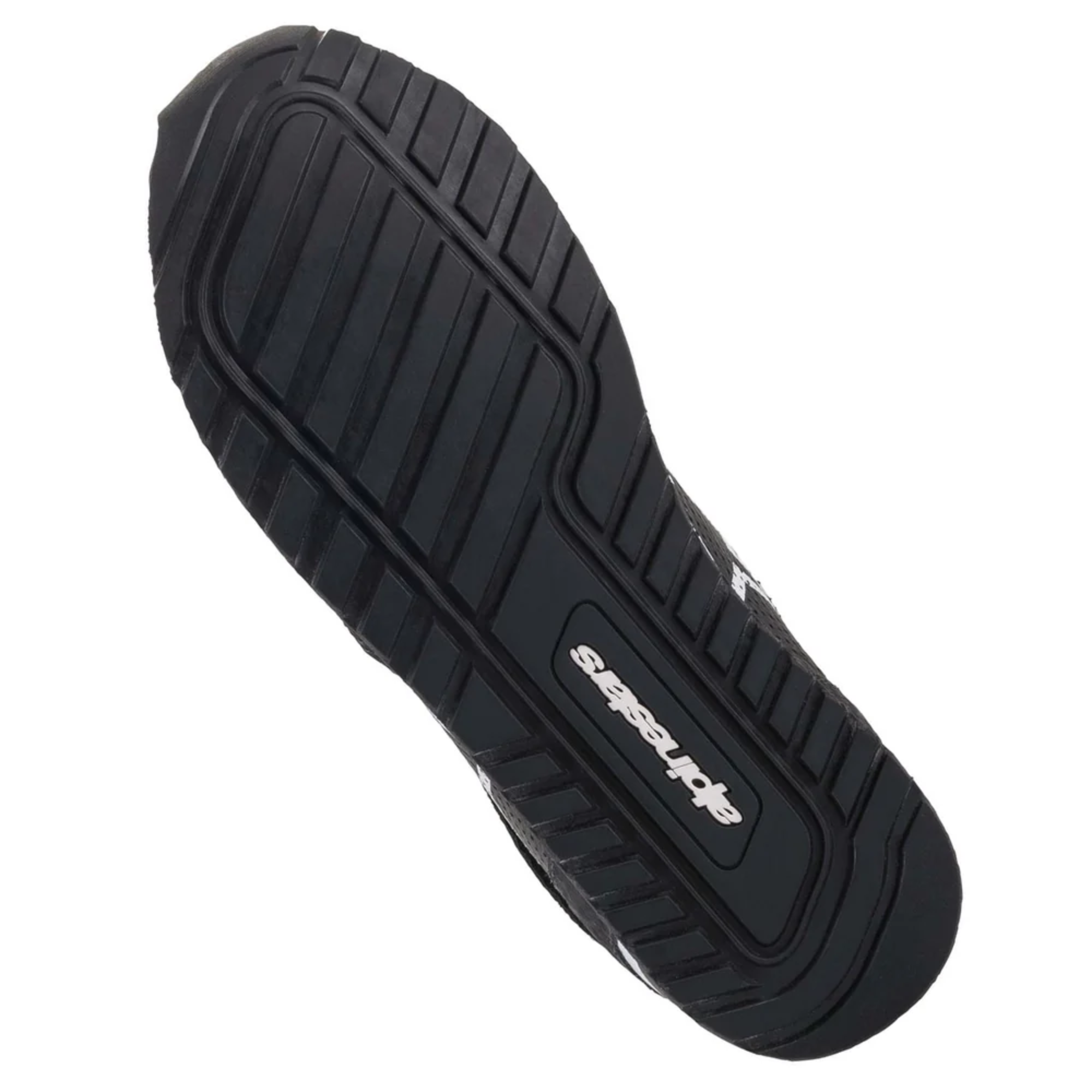 The Alpinestars Radar Pit Crew Shoes from Alpinestars shown from the bottom, showing the sole.