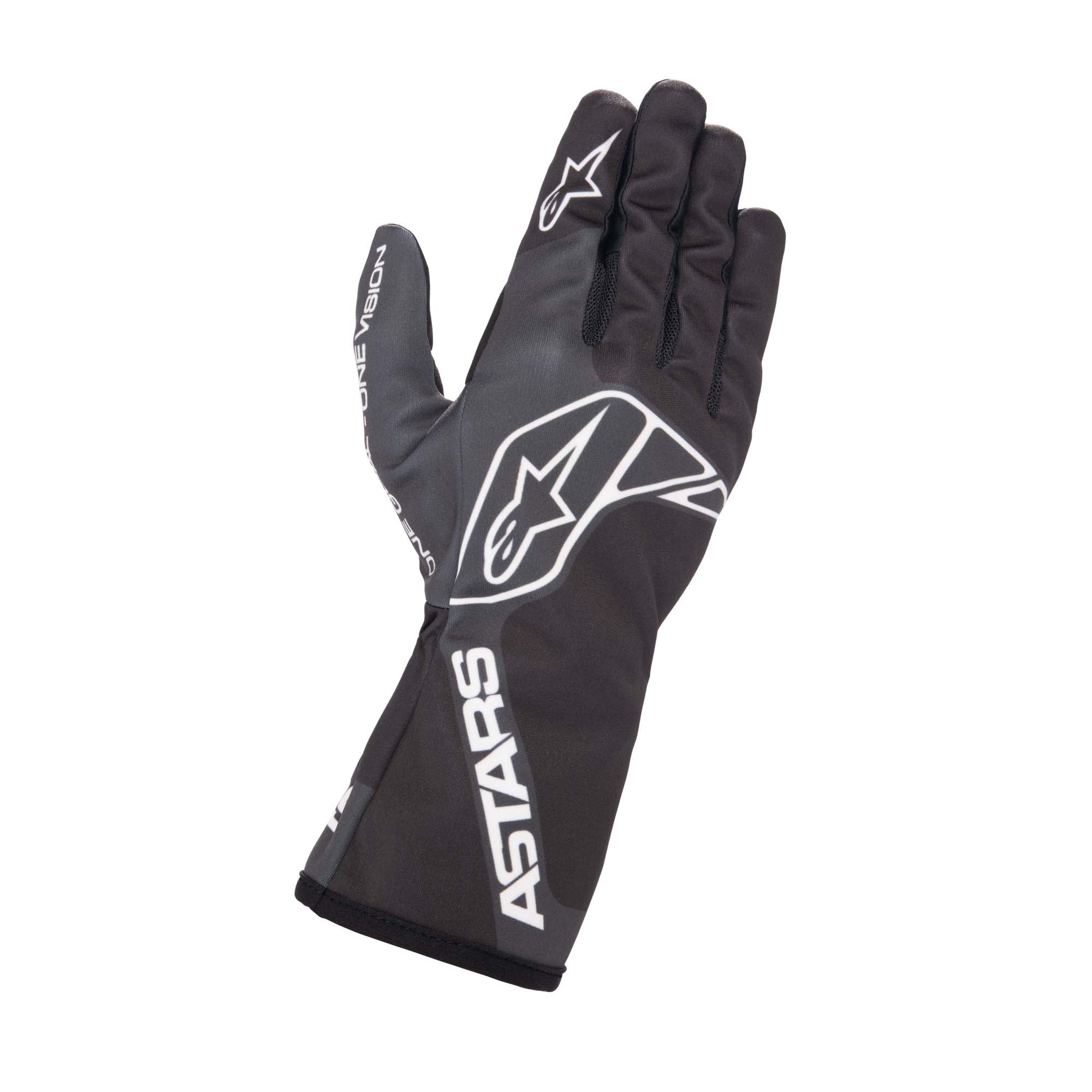 The back of the Alpinestars Tech-1 K Race S v2 Youth Karting Gloves - One-Vision.