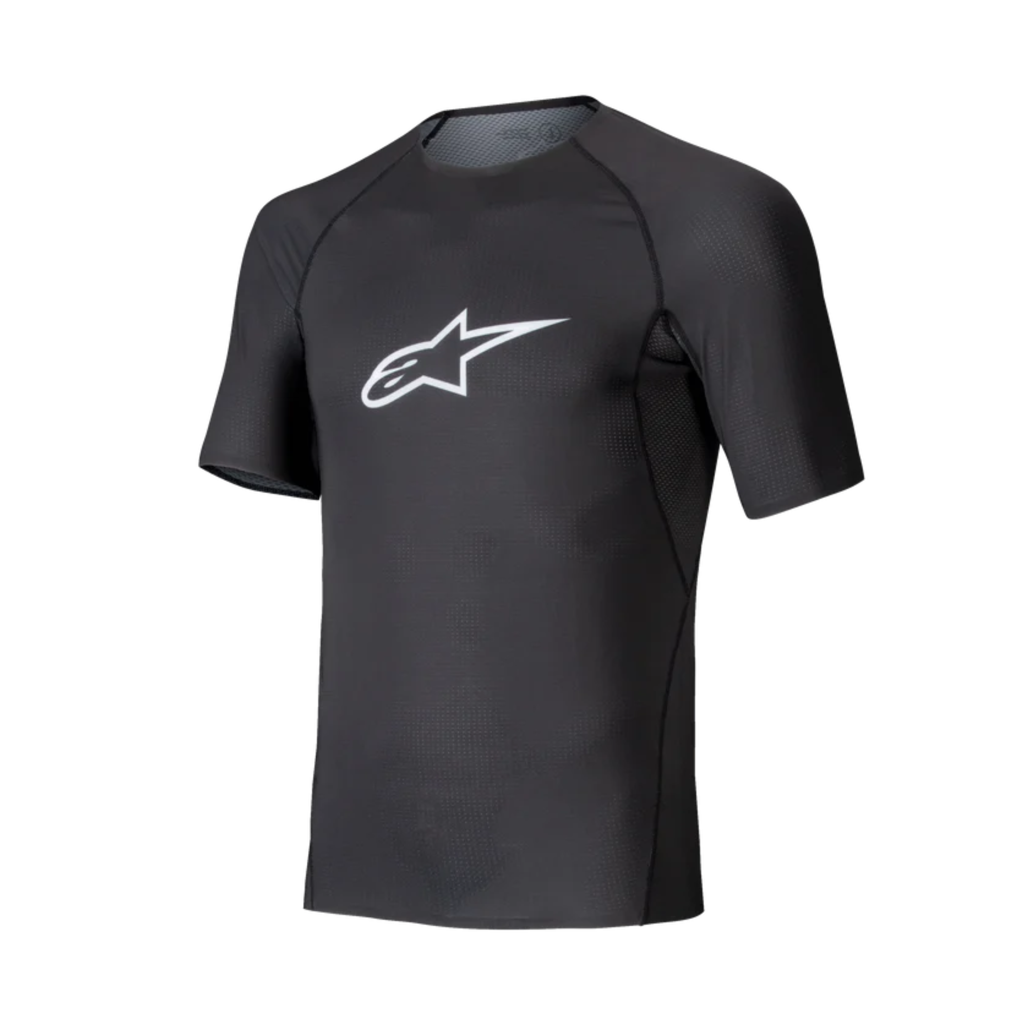 The front of the black Alpinestars Tech KX Karting T-Shirt.