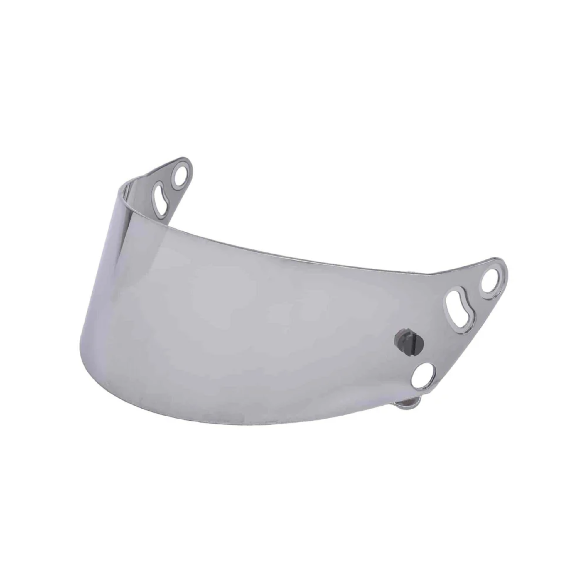 The silver chrome B2 Apex Helmet Shield.
