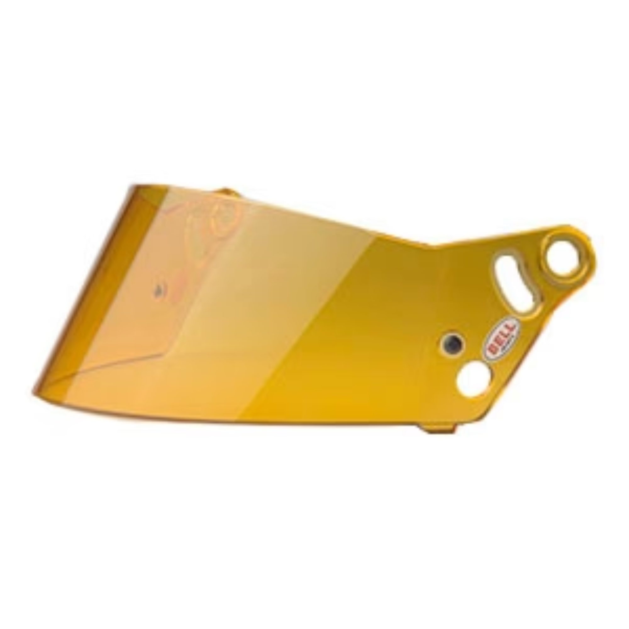 The amber Bell 287 Helmet Shield from Bell that fits the Fits K1 Sport, K1 Pro, GP2 Youth and other Bell Racing Helmets.
