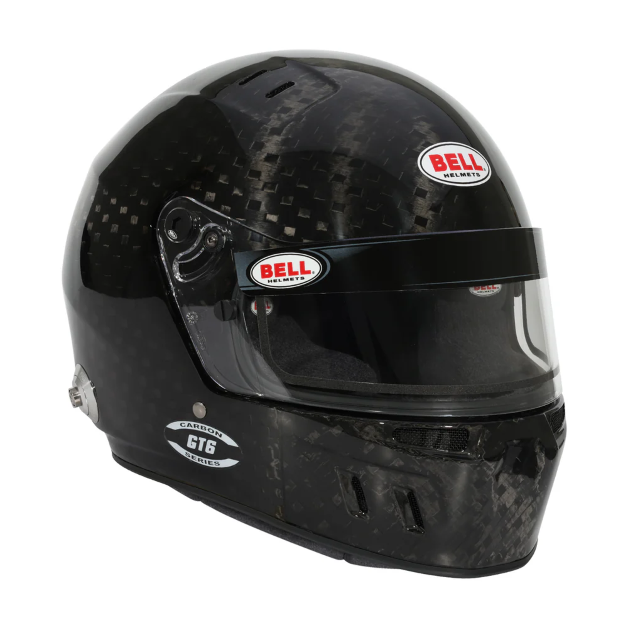The Bell GT6 Ultra Carbon Racing Helmet at an angle.
