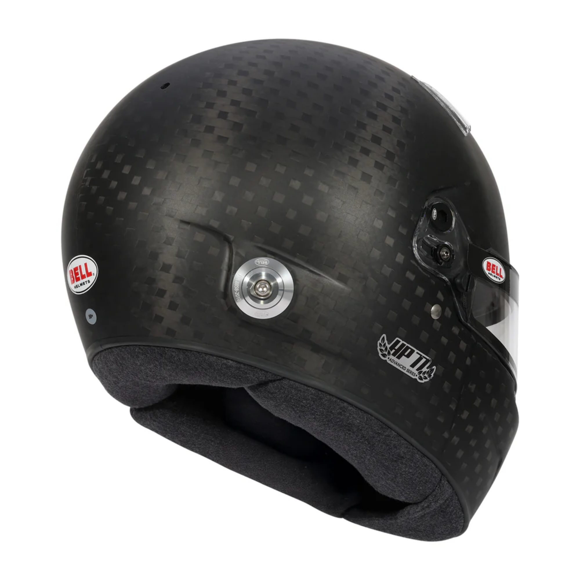 The Bell HP77 Evo-IV ABP Carbon Racing Helmet from the rear.