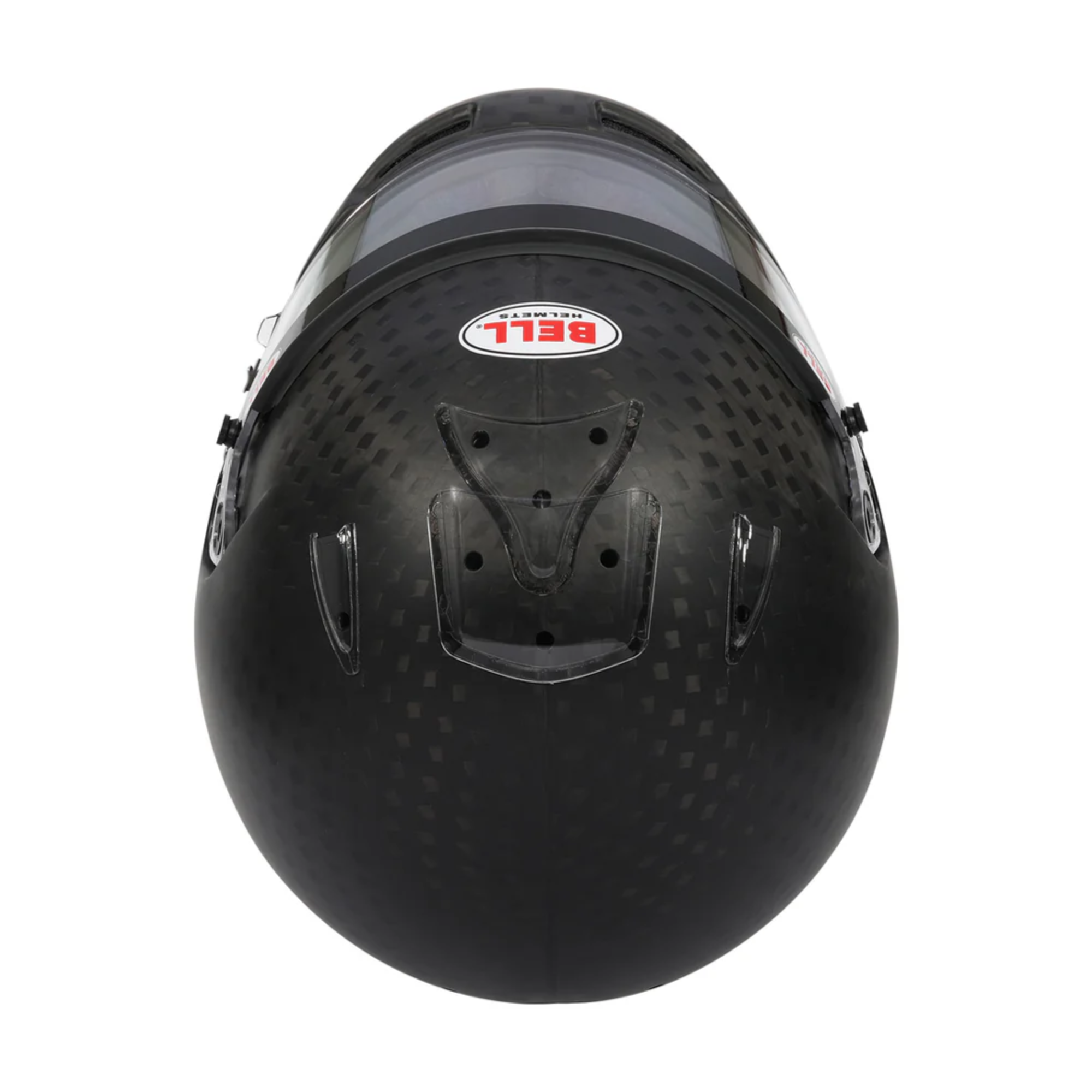 The top of the Bell HP77 Evo-IV ABP Carbon Racing Helmet.