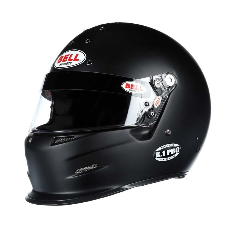 The Snell SA2020 certified black Bell K.1 Pro Racing Helmet.