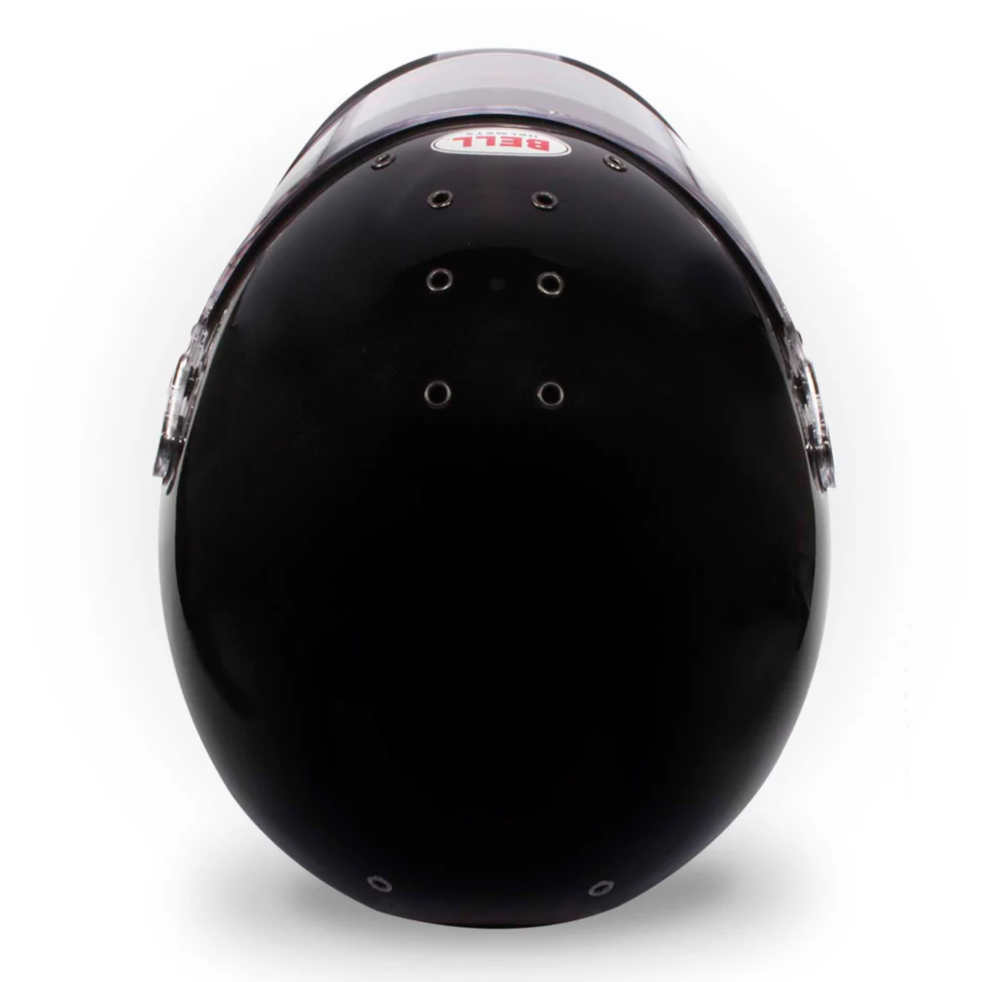 The top of the black Bell K1 Sport Racing Helmet.