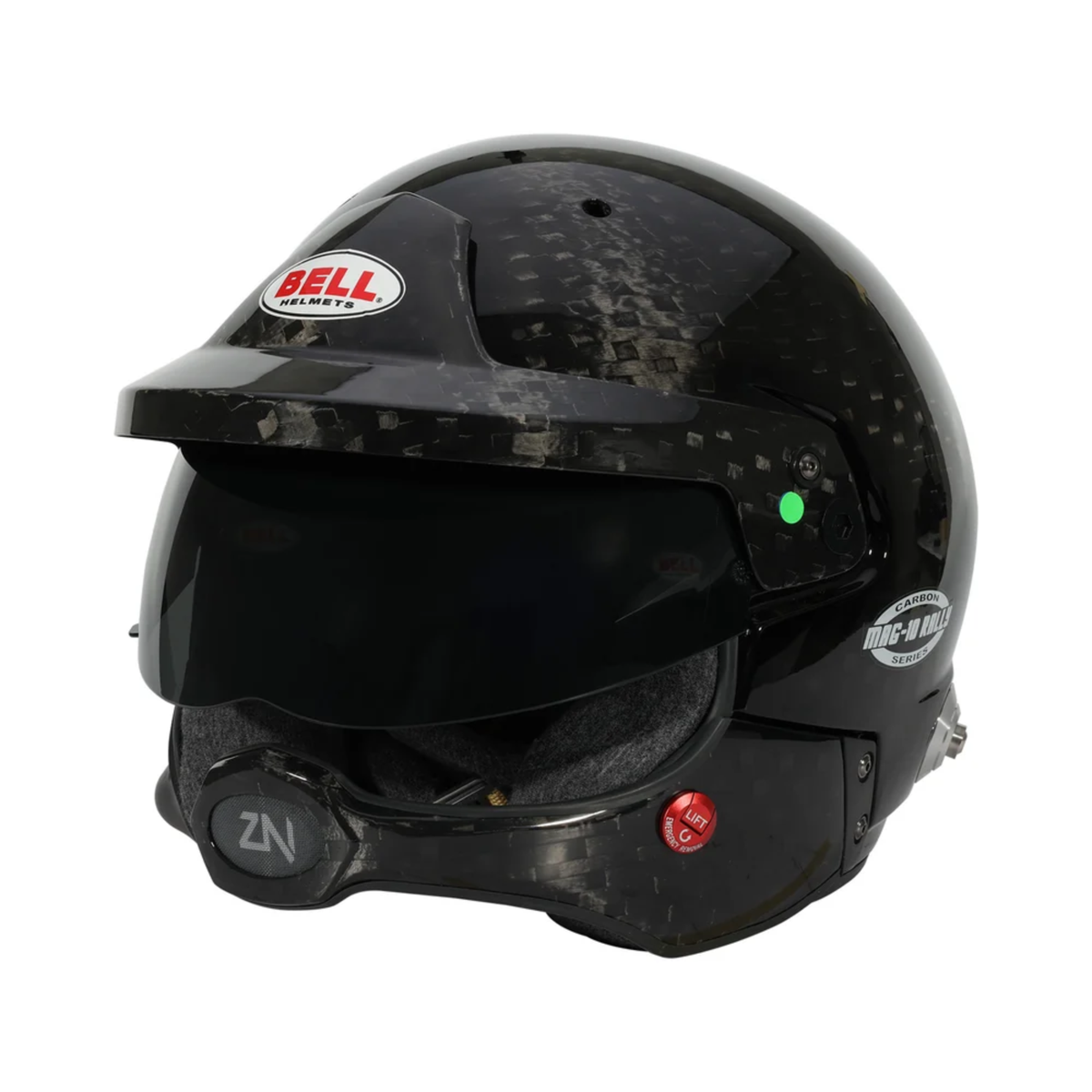 The SA2025 & FIA8859 homologated Bell Mag-10 Rally Ultra Carbon Racing Helmet.