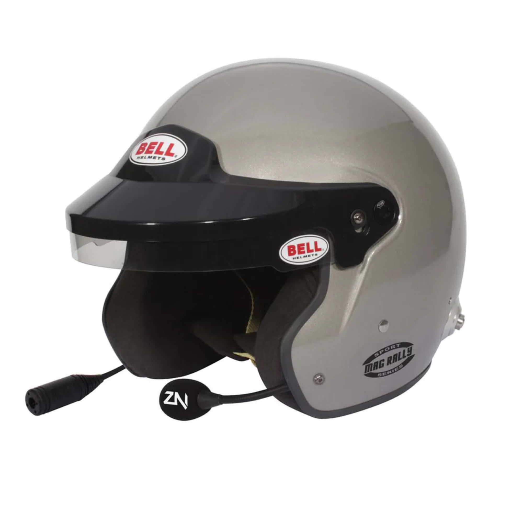 The titanium Bell Mag Rally Open Face Racing Helmet.