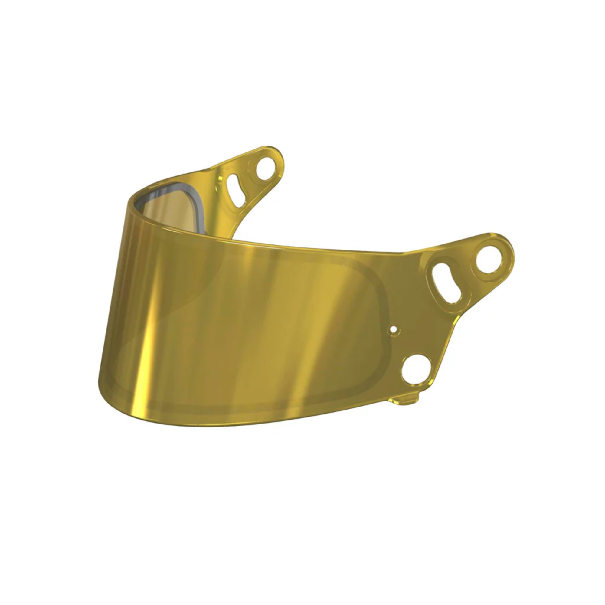 The gold chrome Bell SE03 DSAF Fog Free Helmet Shield.