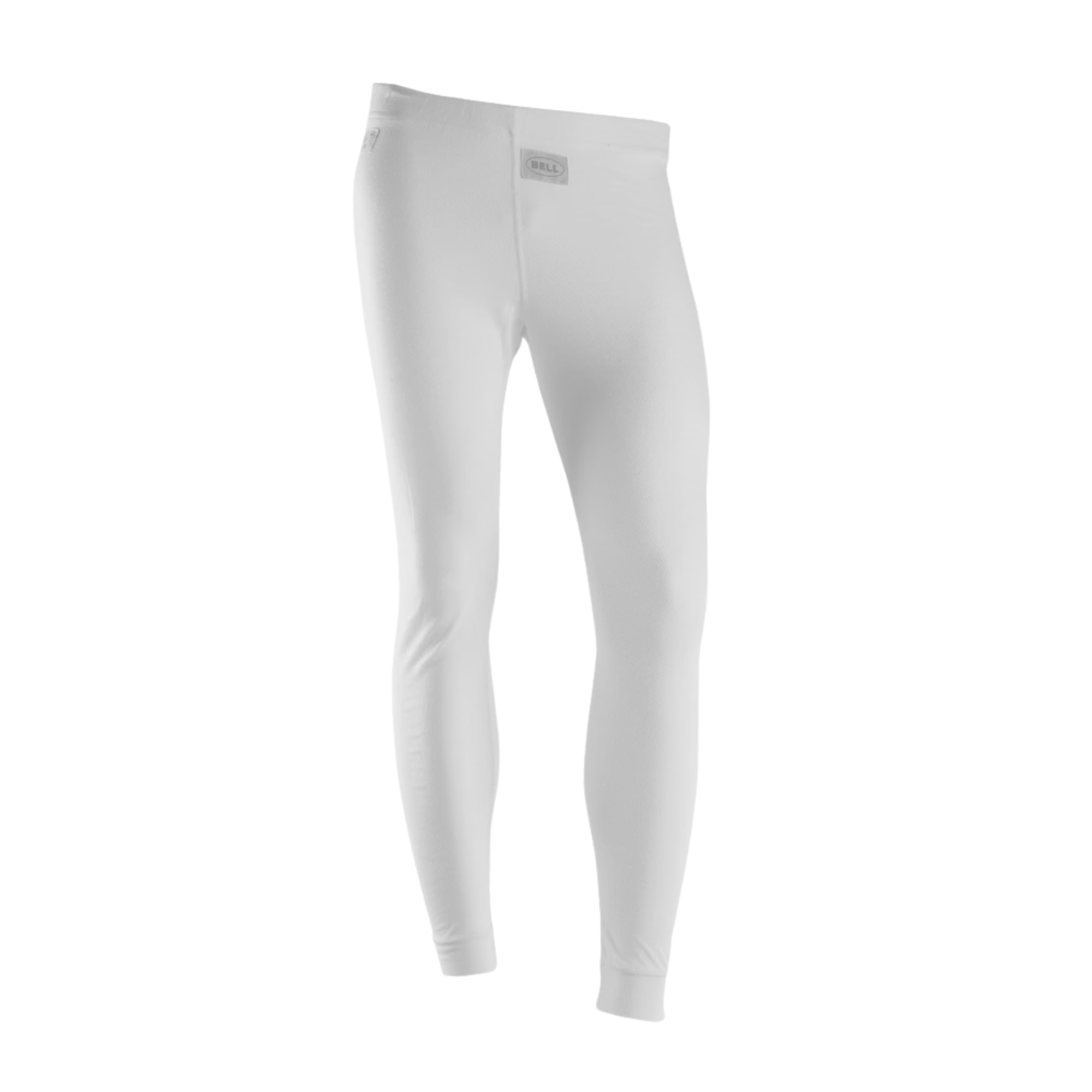 The front of the white Bell Sport-TX Fire Resistant Racing Underpants - SFI 3.3.