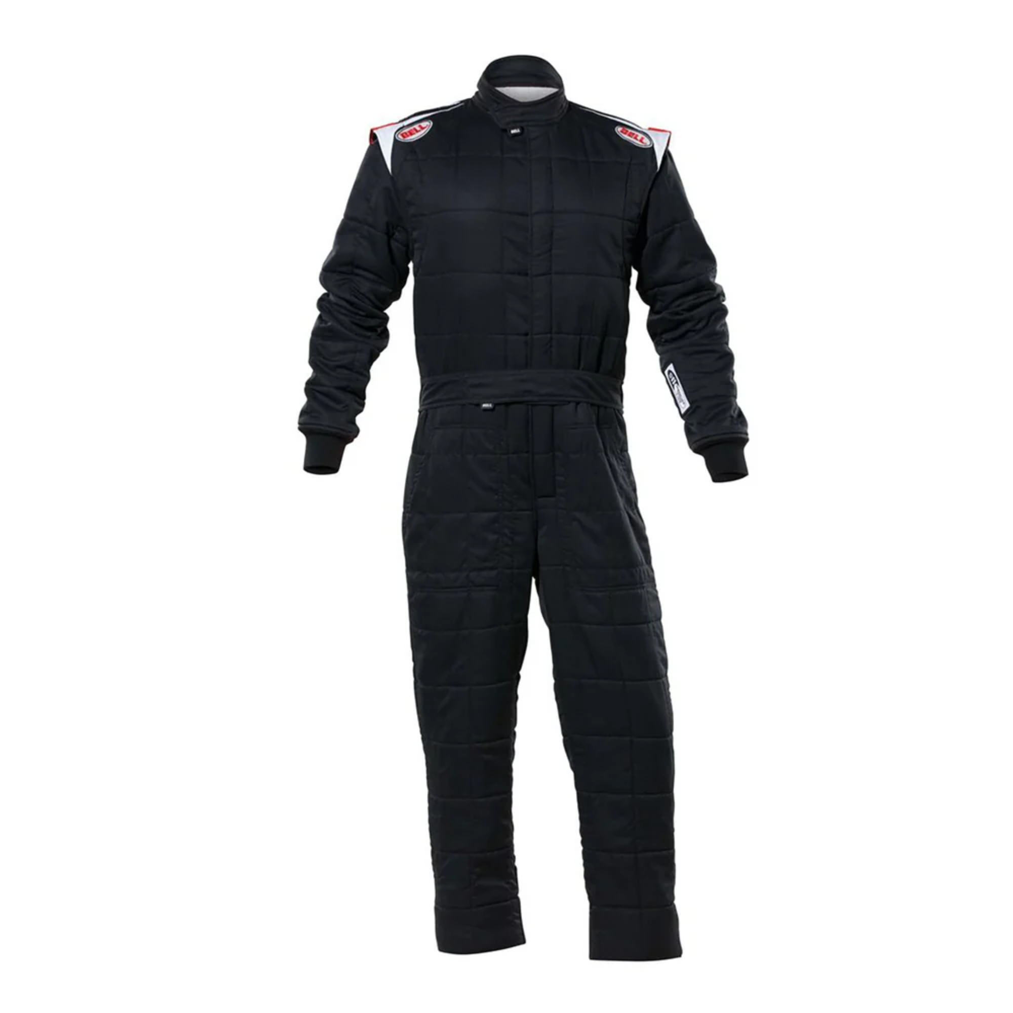 The front of the black Bell Sport-TX Racing Suit from Bell.