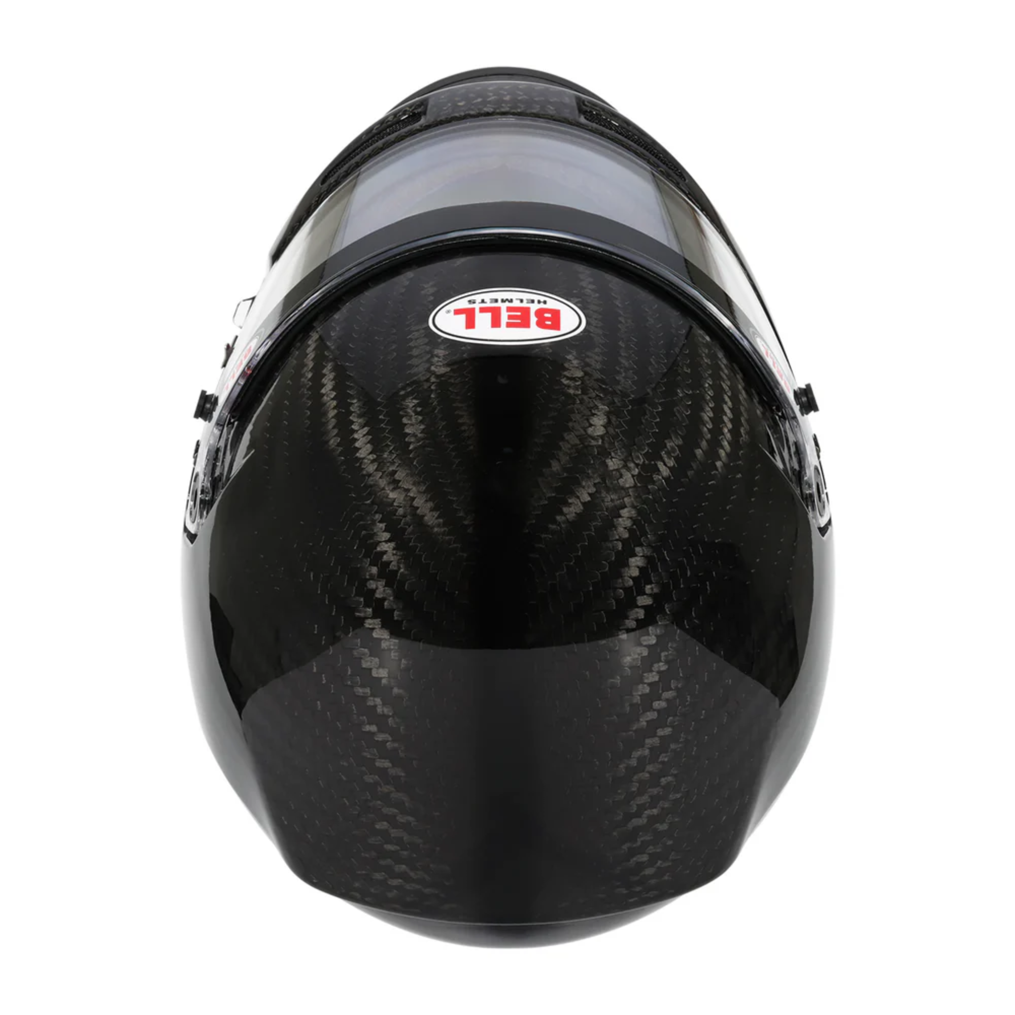 The top of the Bell XD7 Ultra Carbon Racing Helmet.