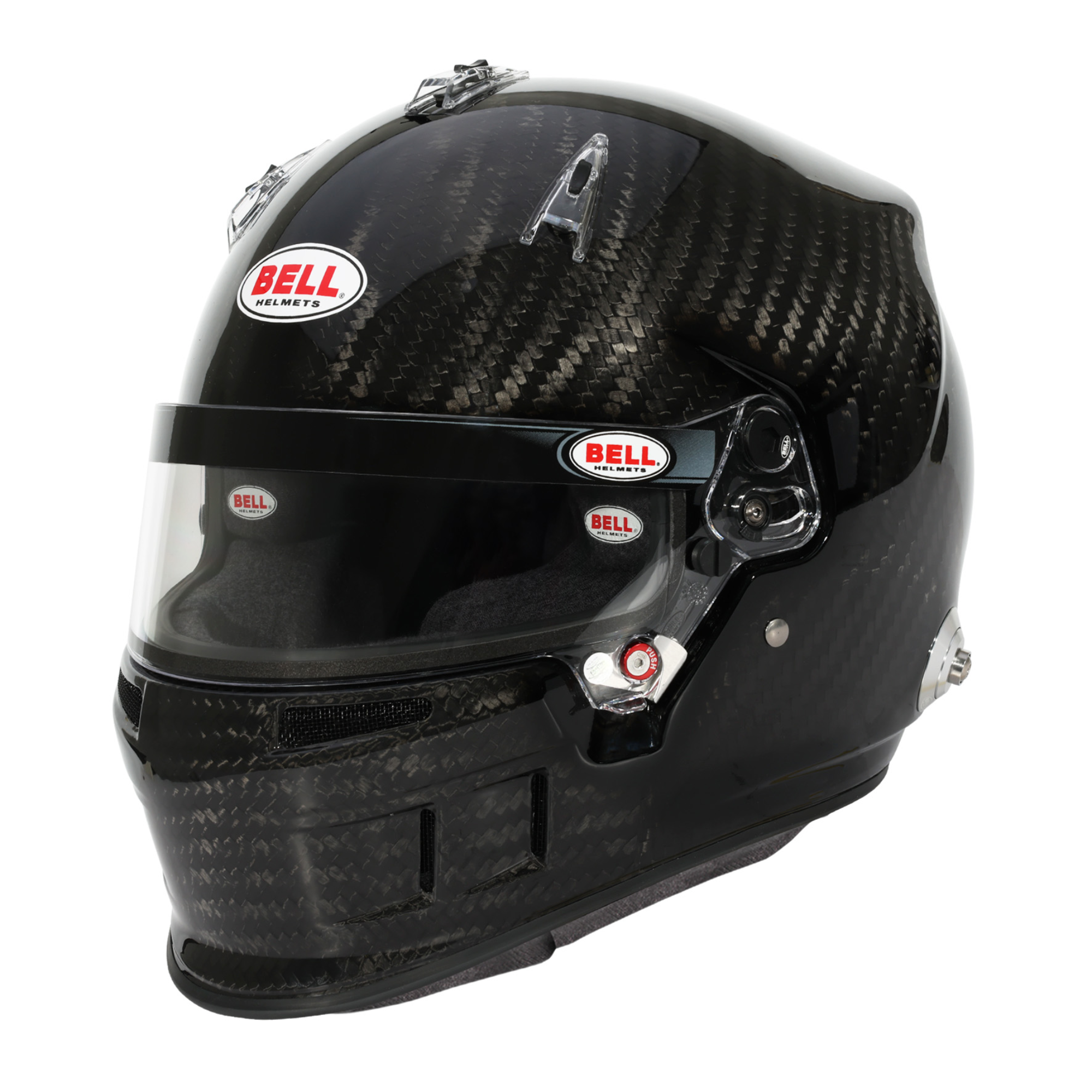 The Bell XR7 Ultra Carbon Racing Helmet.
