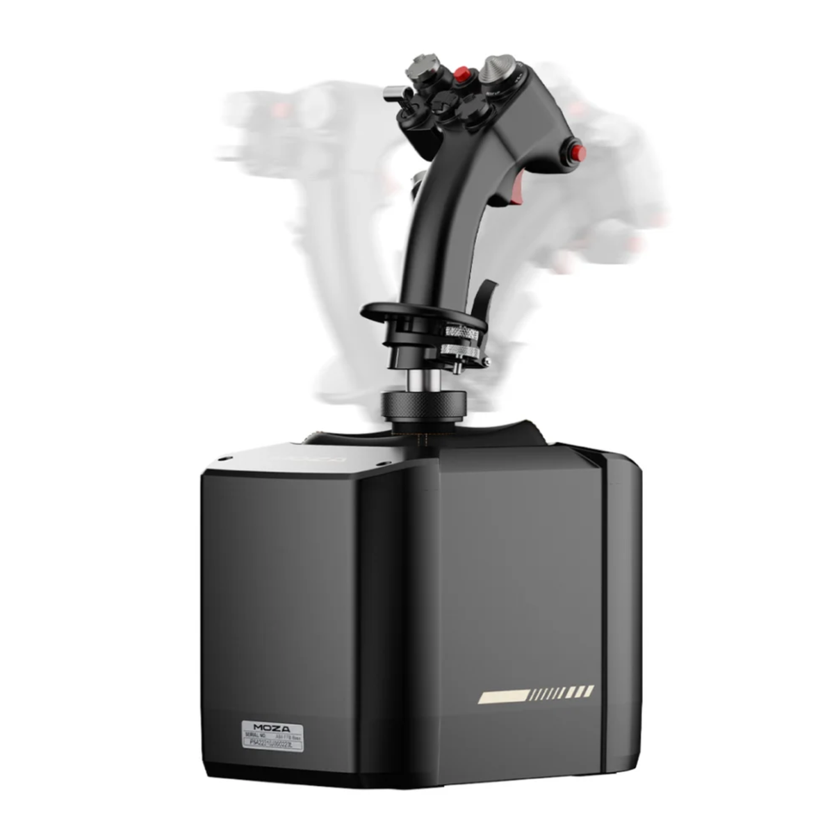 The Moza Flight AB9 Base & Active Shifter shown in use.