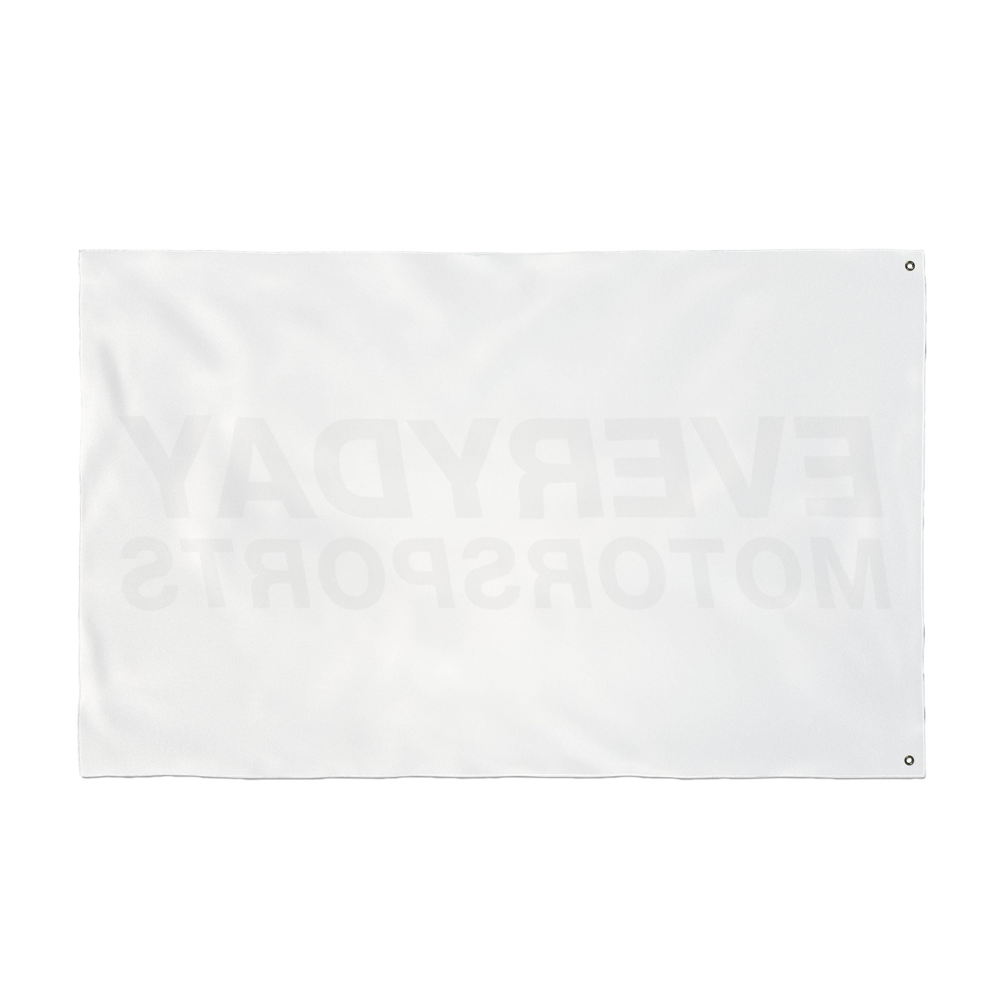 The back of the Everyday Motorsports Flag.