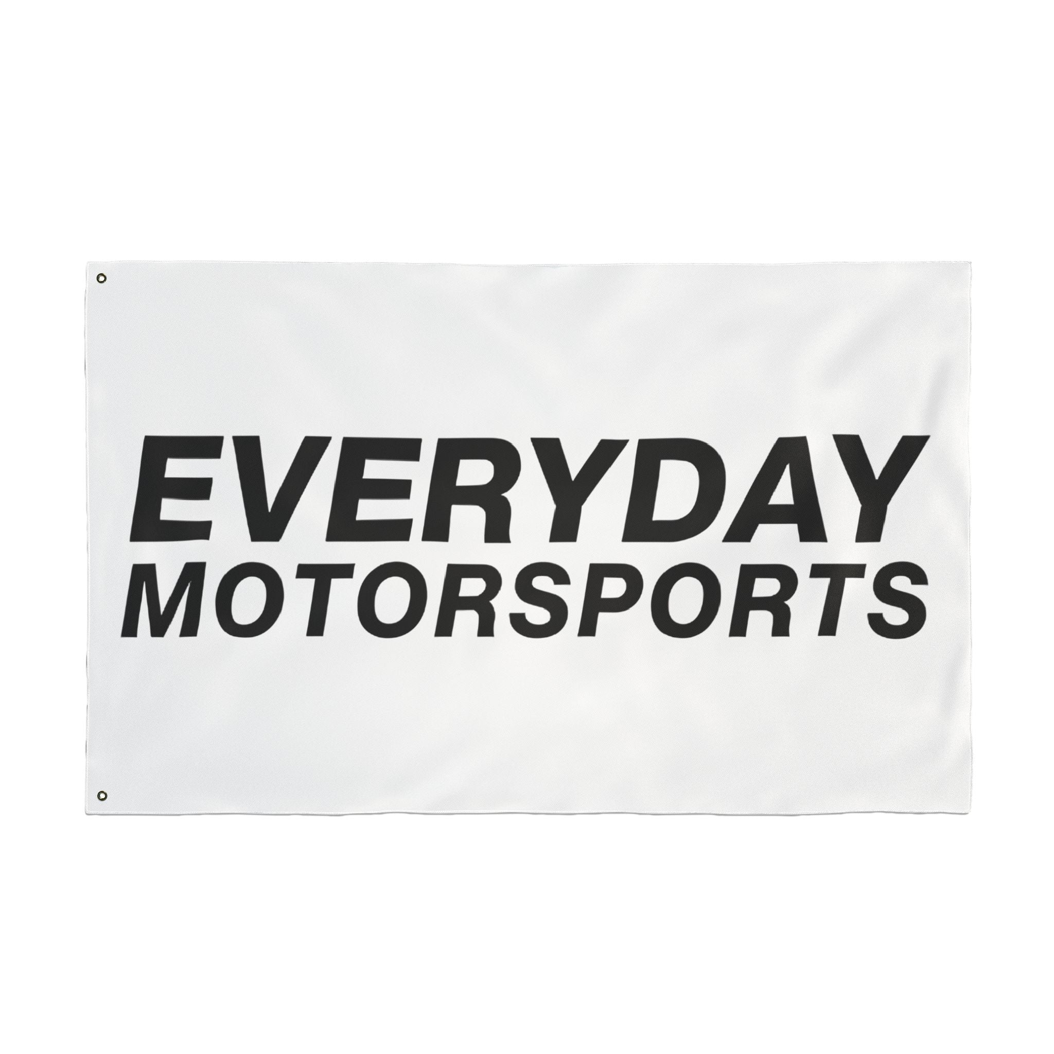 The front of the Everyday Motorsports Flag.