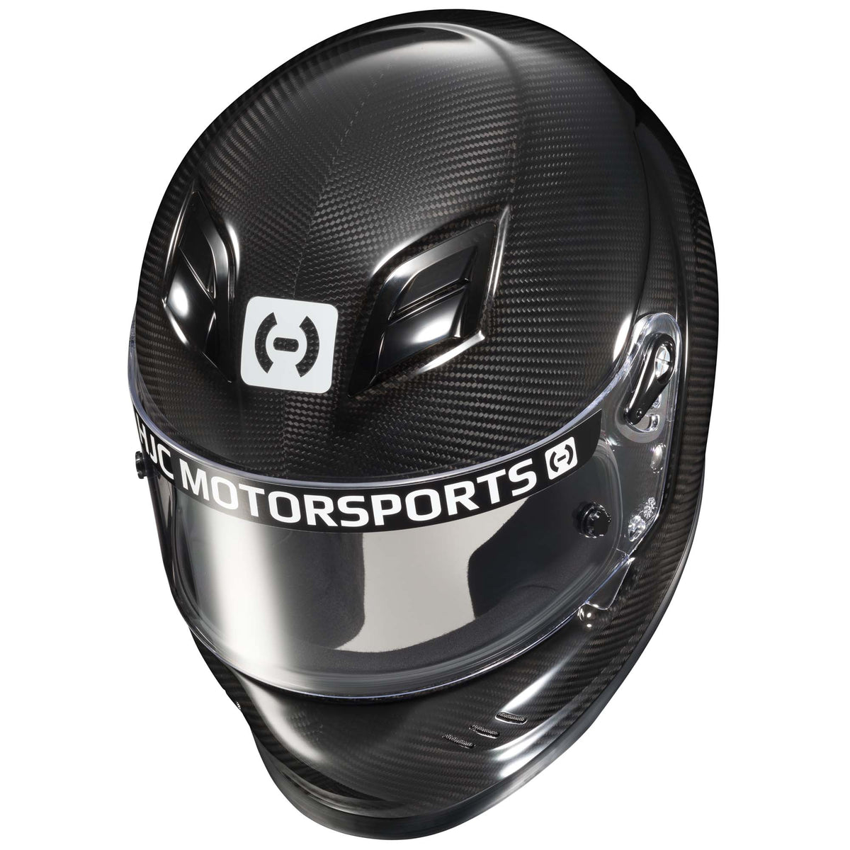 The SA2020 HJC H10 Carbon Racing Helmet from the top.
