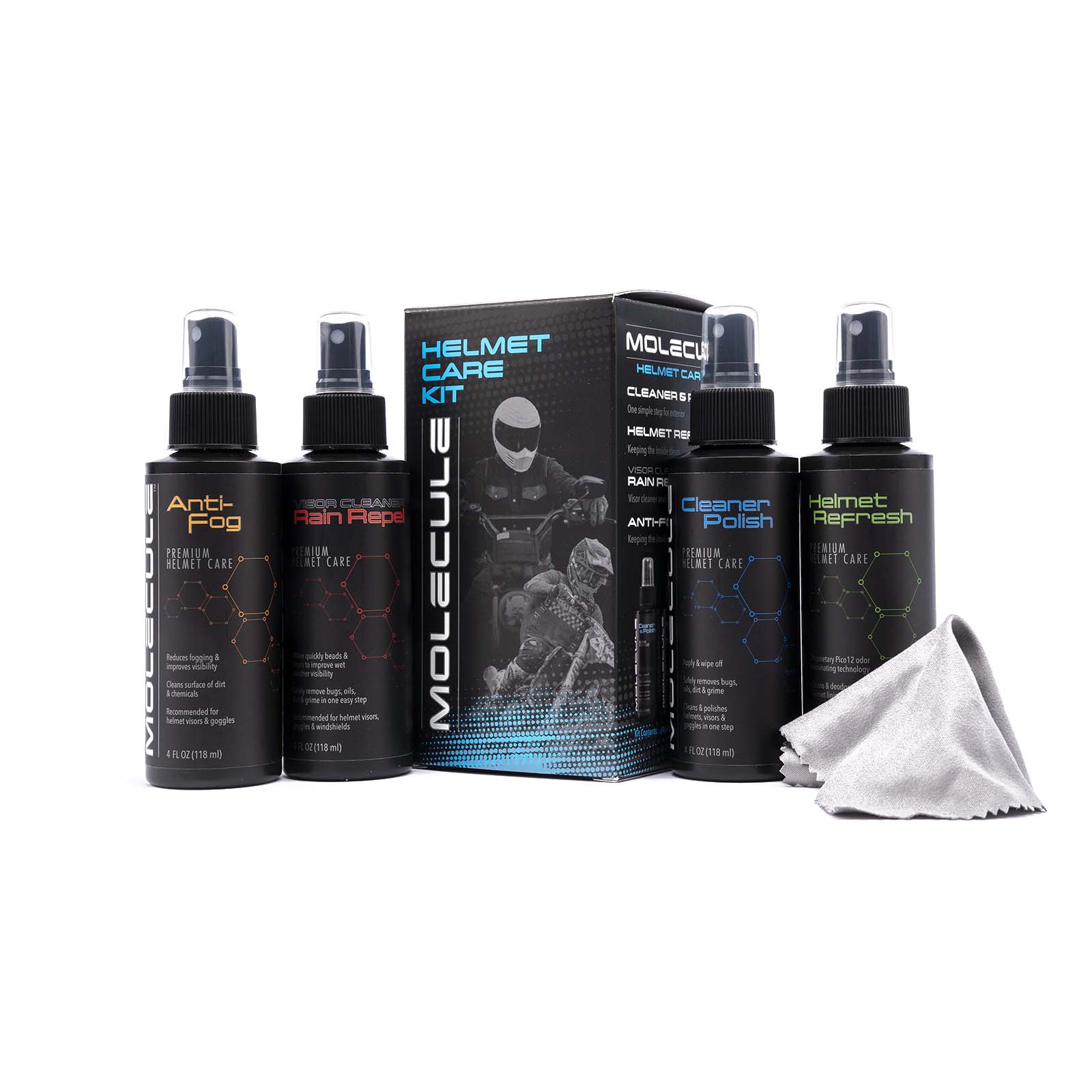 The Molecule Helmet Care Kit.