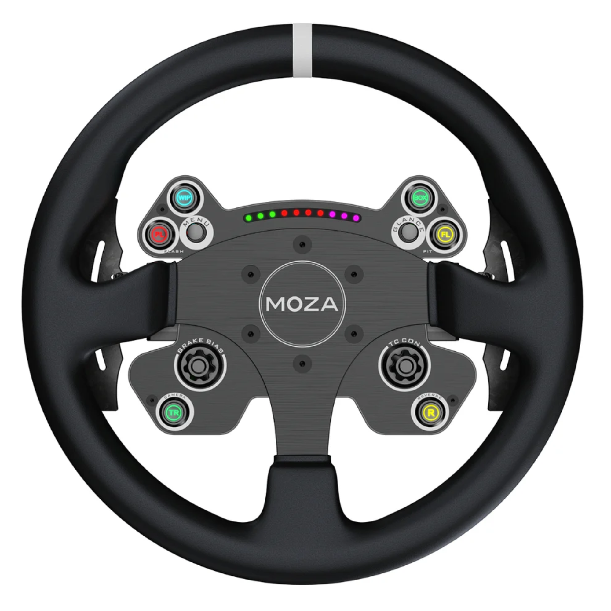 The MOZA Racing CS V2P Steering Wheel.