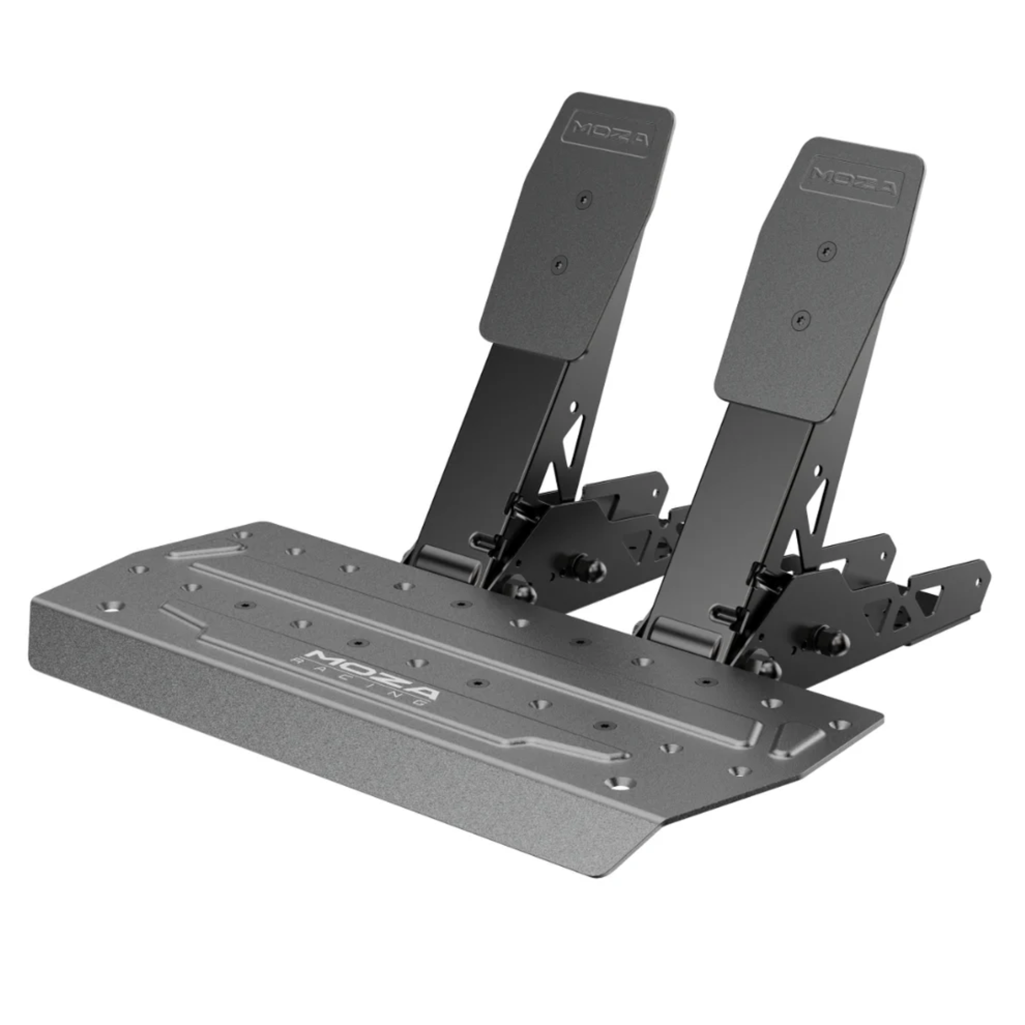 The pedals from the Moza Racing R3 PC Sim Racing Bundle.