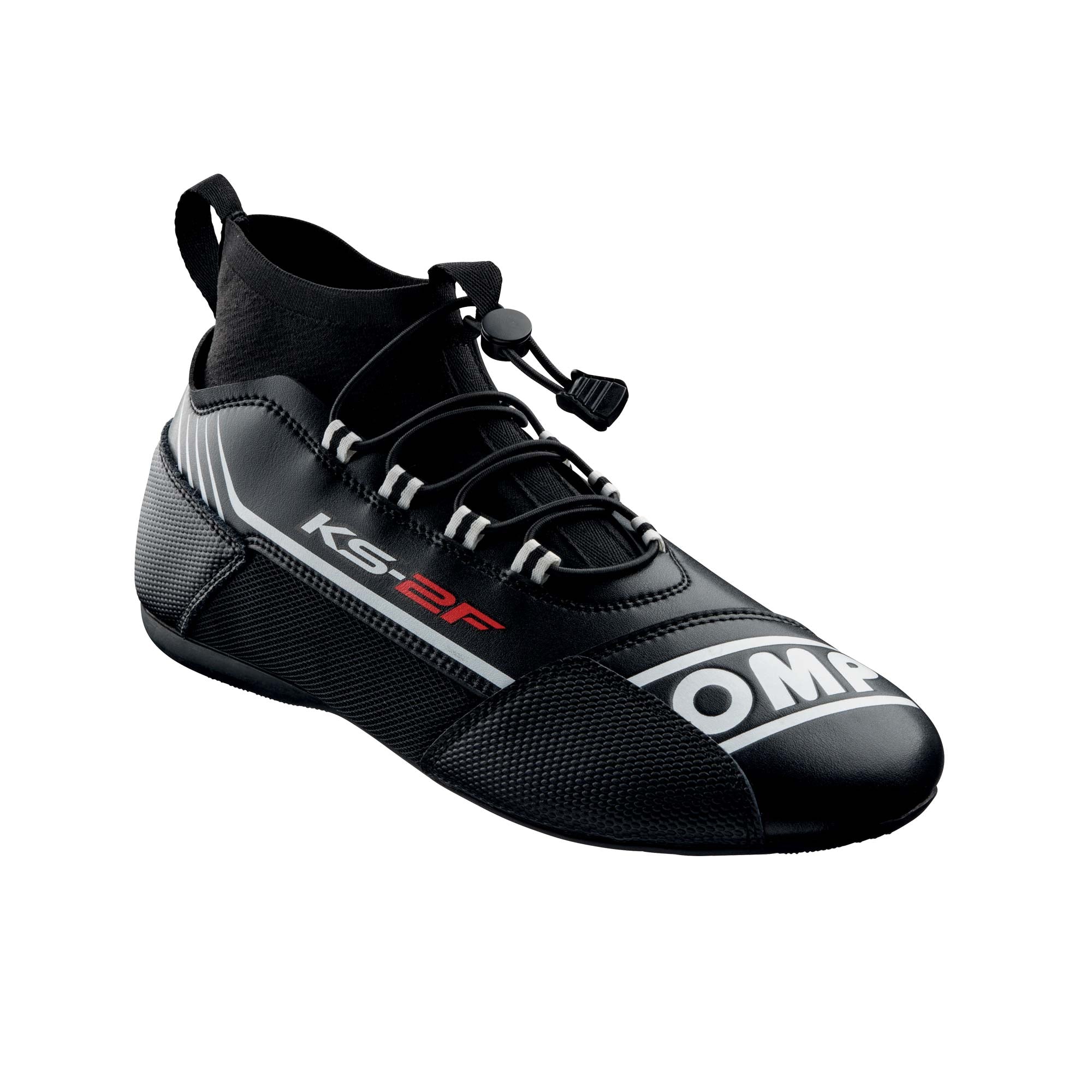 The black OMP KS-2F Karting Shoes.