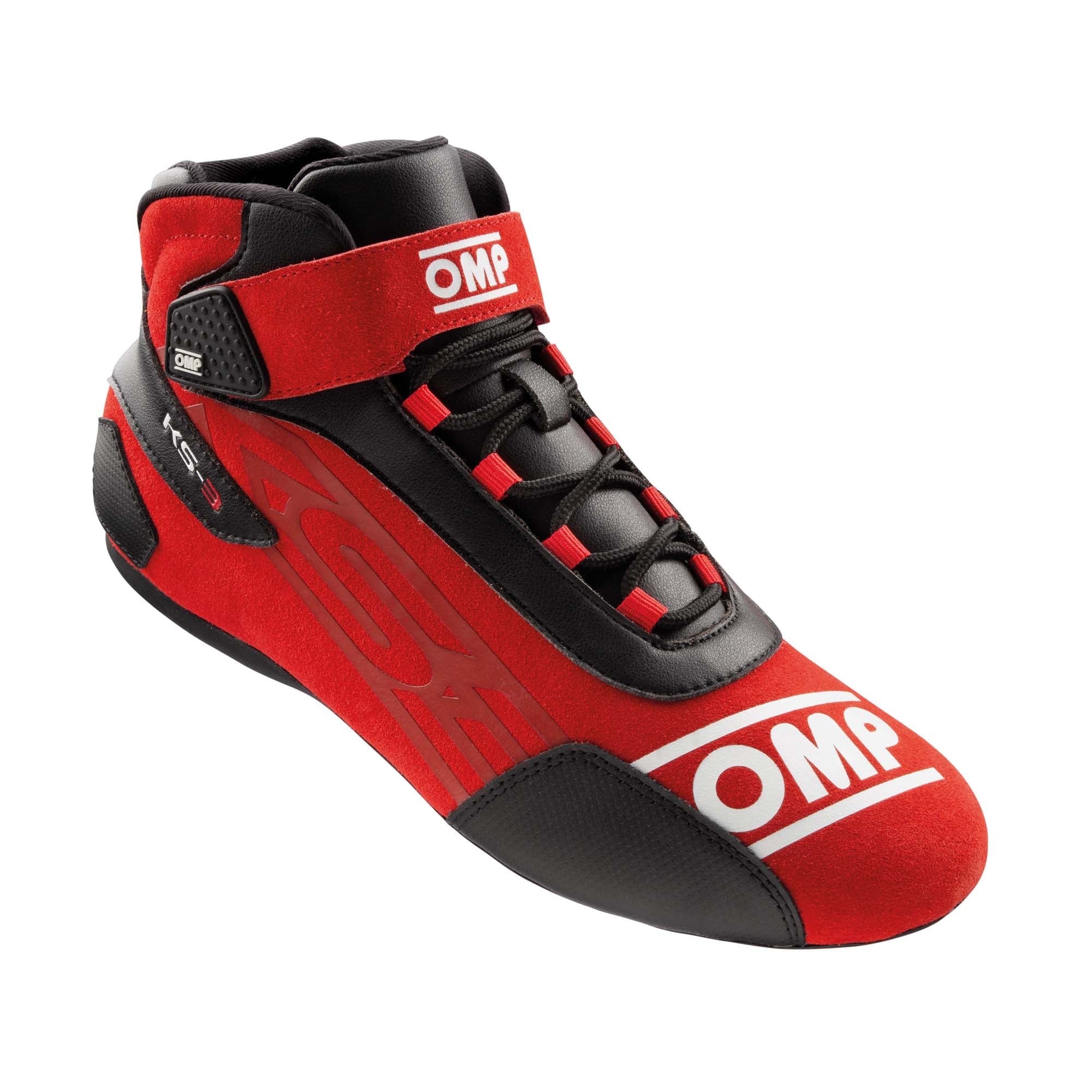 The red OMP KS-3 v2 Karting Shoe.