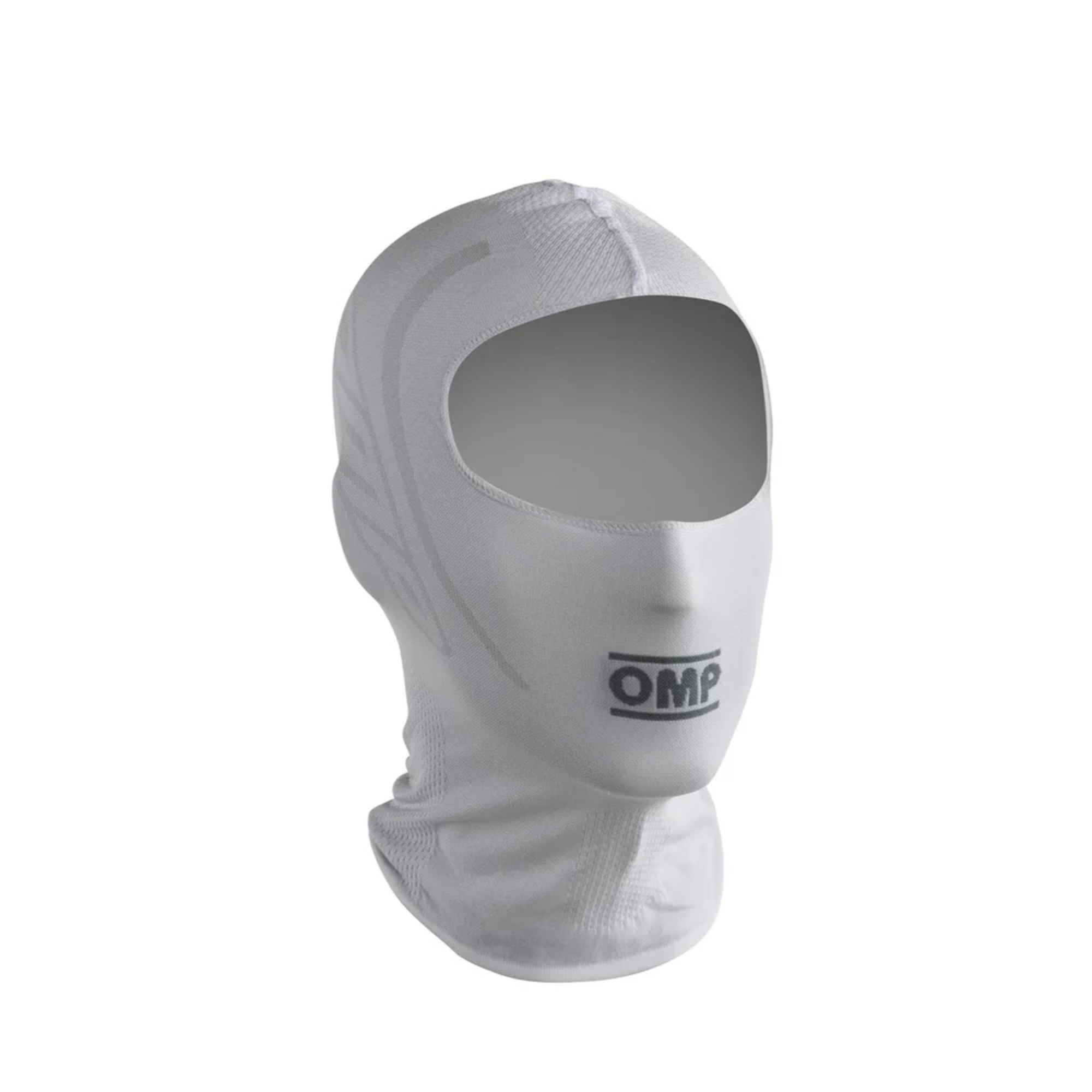 The white OMP KS Karting Balaclava from OMP.