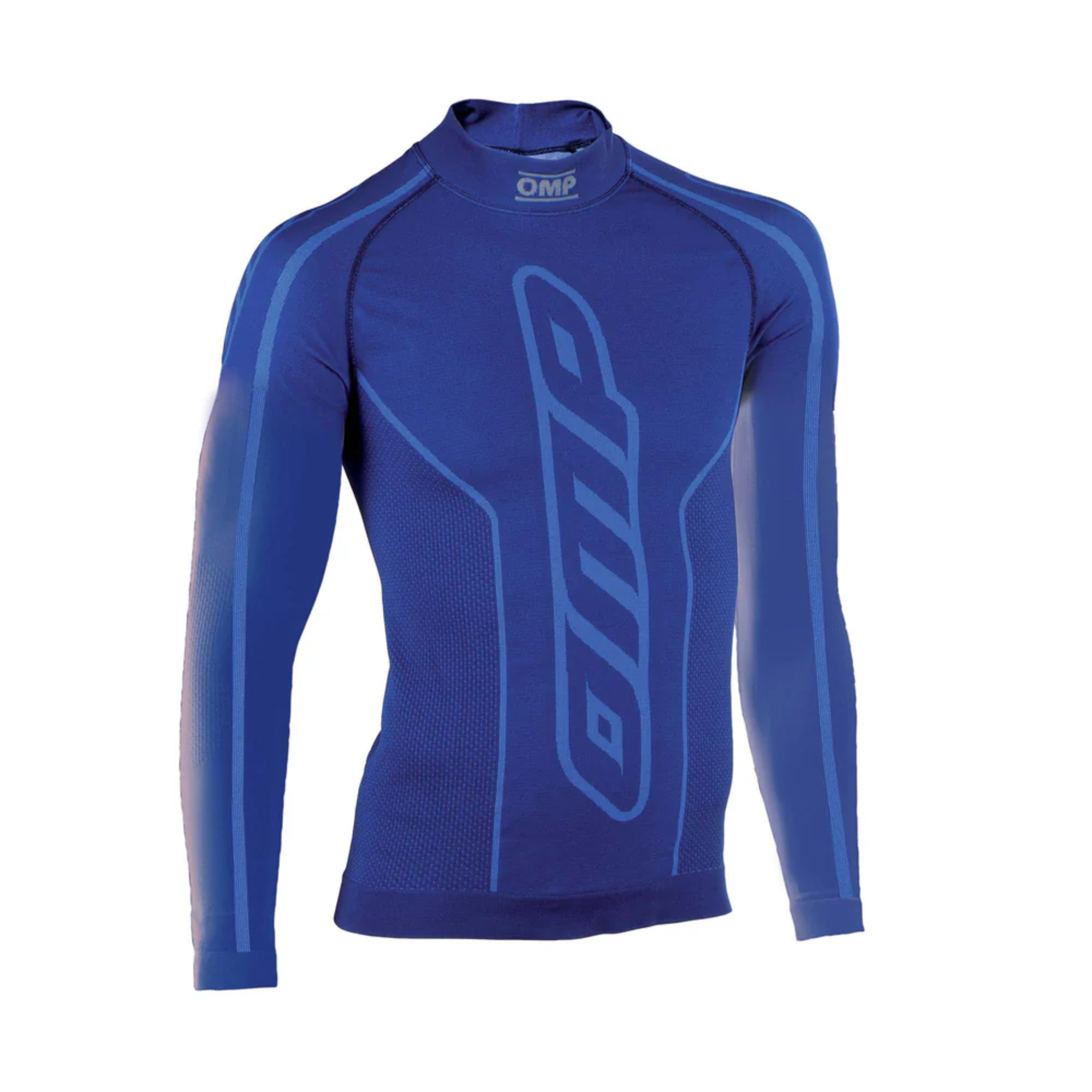 The blue OMP KS Karting Undershirt.