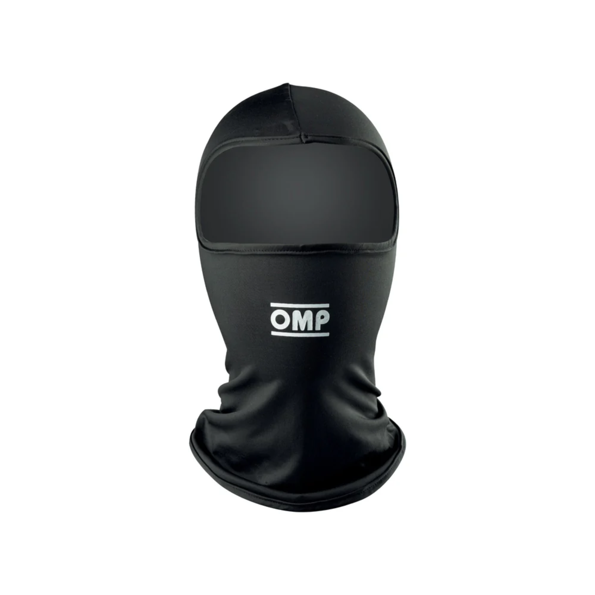 The black OMP KS Youth Karting Balaclava.