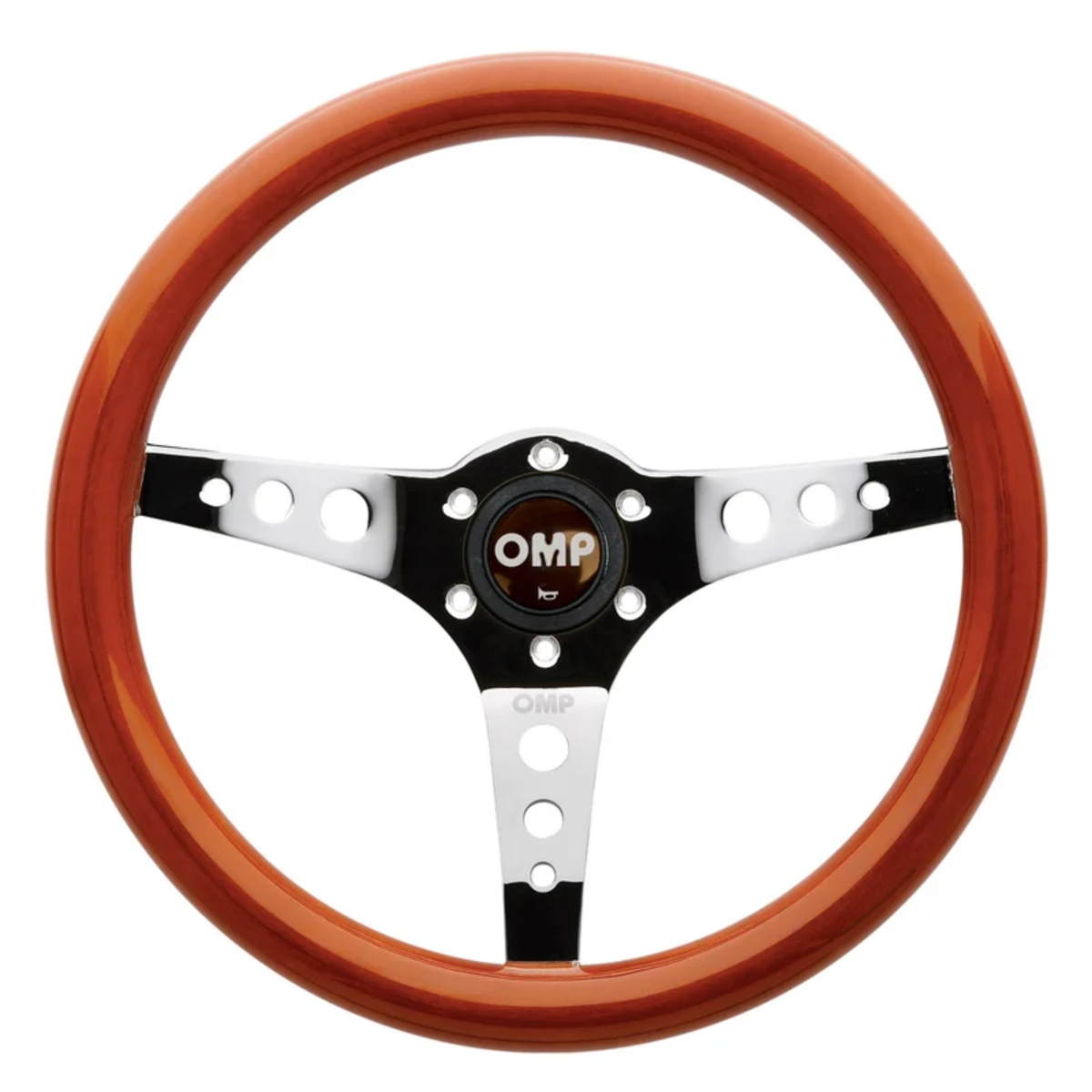 The OMP Mugello Wooden Steering Wheel.