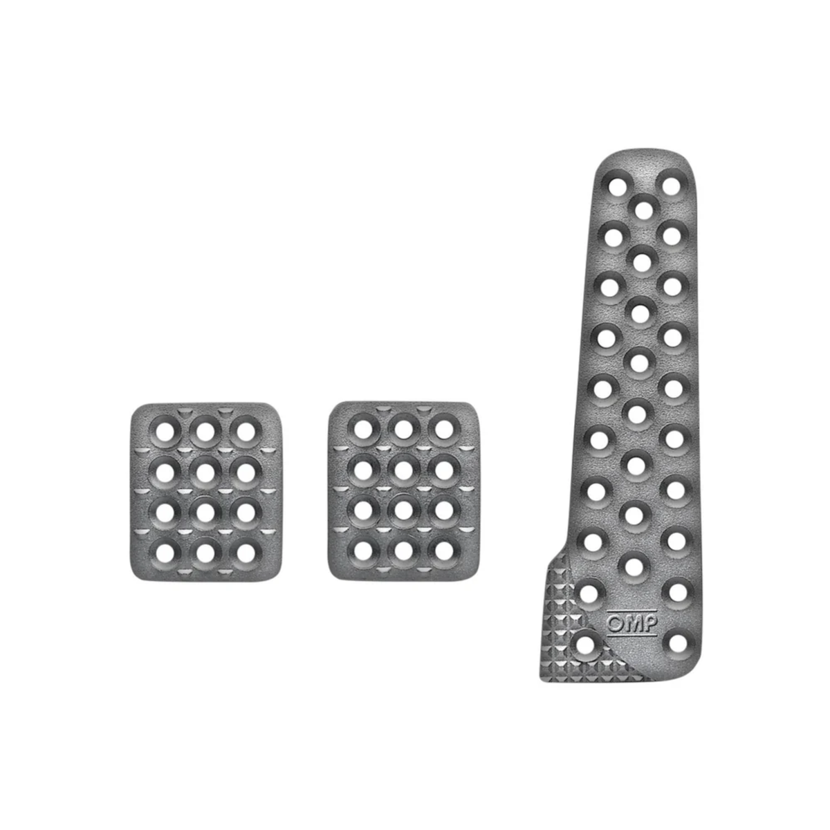 The Long Gas OMP OA/1020 60x70 Racing Pedal Set.