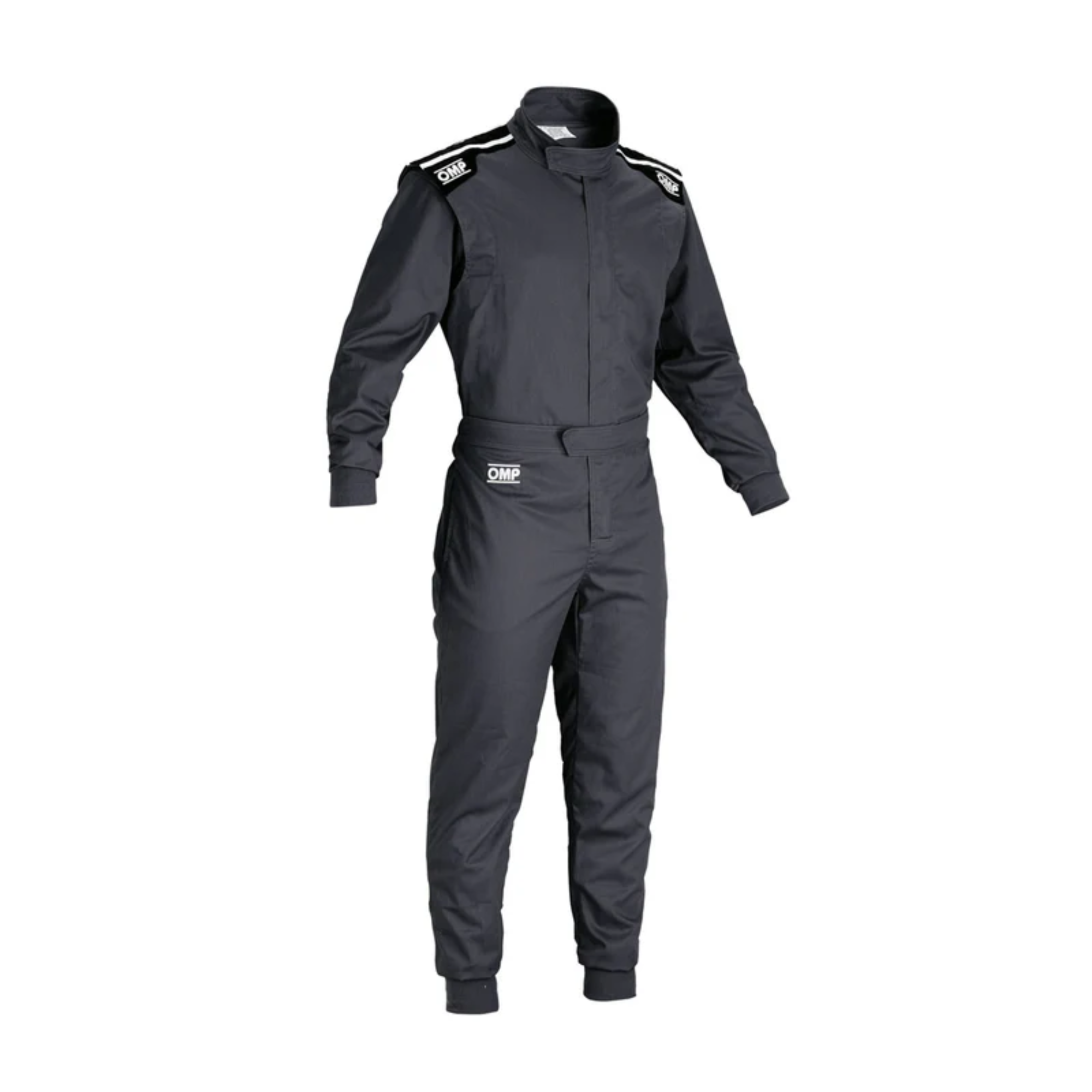The black OMP Summer-K Youth Kart Racing Suit.