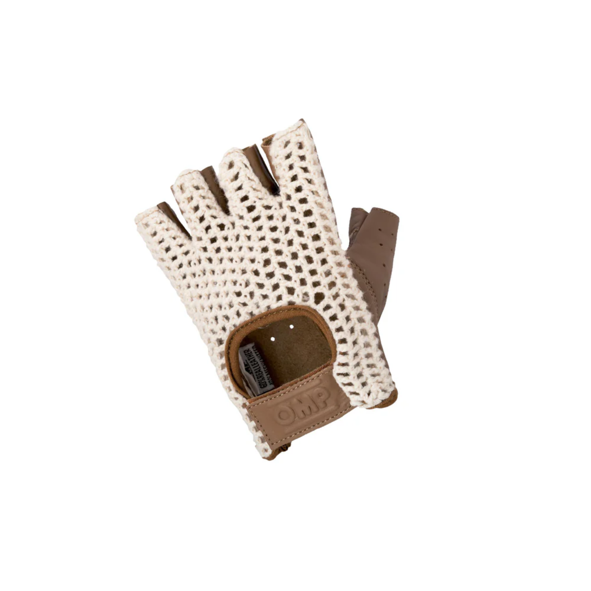A single brown OMP Tazio Driving Glove from OMP.
