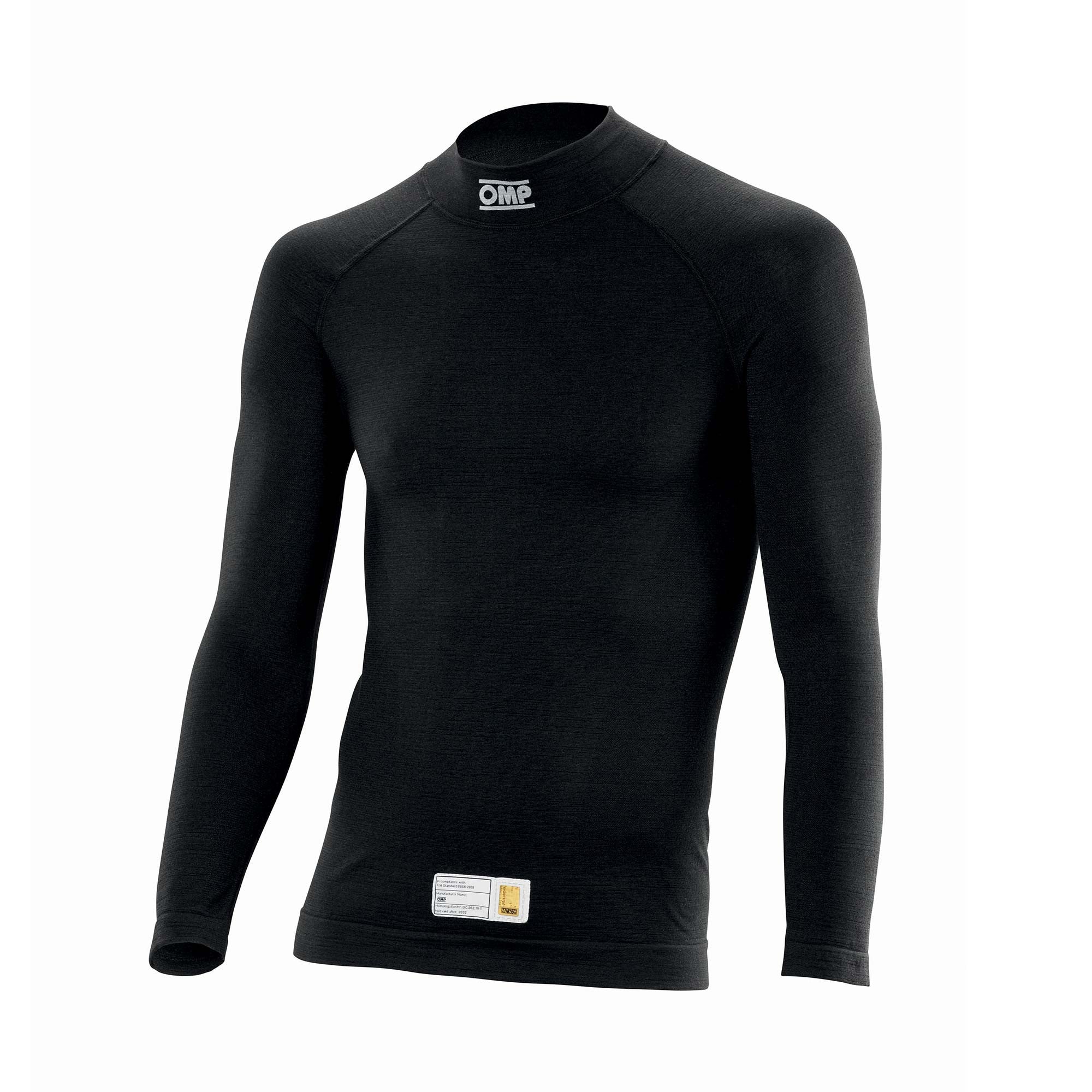 The black OMP Tecnica Evo Racing Undershirt.
