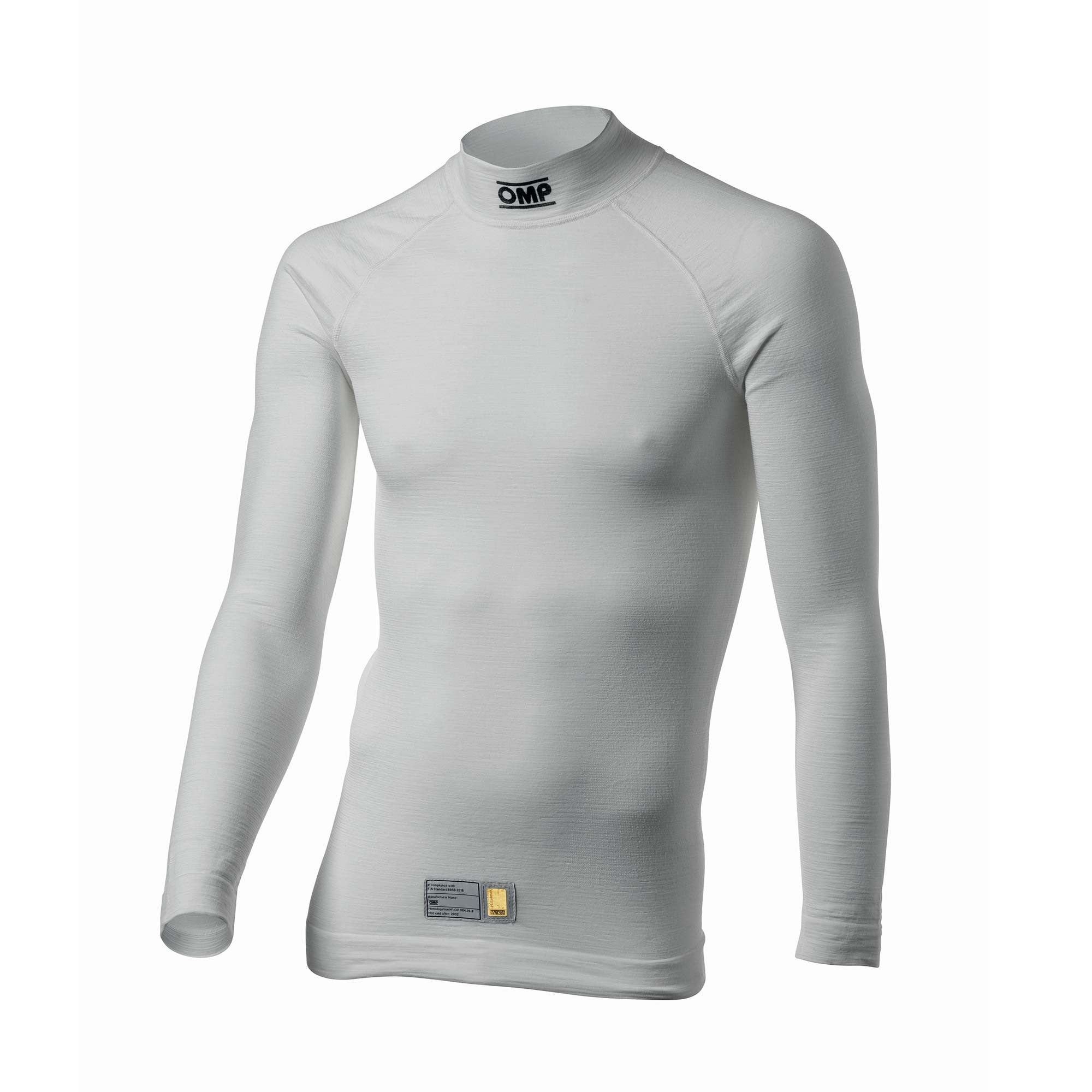The white OMP Tecnica Evo Racing Undershirt.