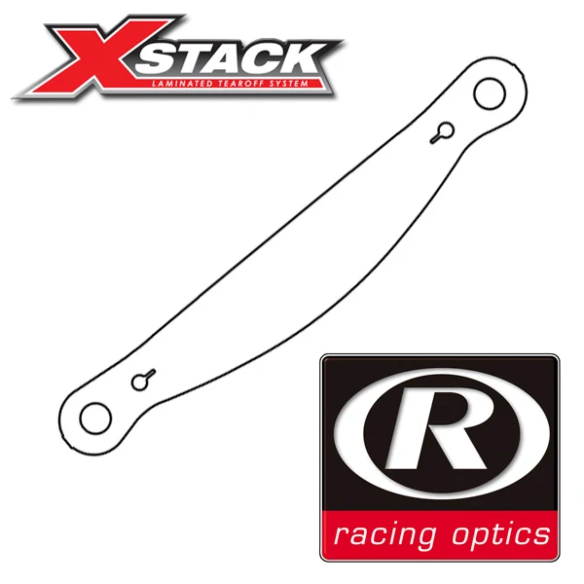 Racing Optics XStack Laminated Tear Offs for the Simpson Venator, Sparco WTX.