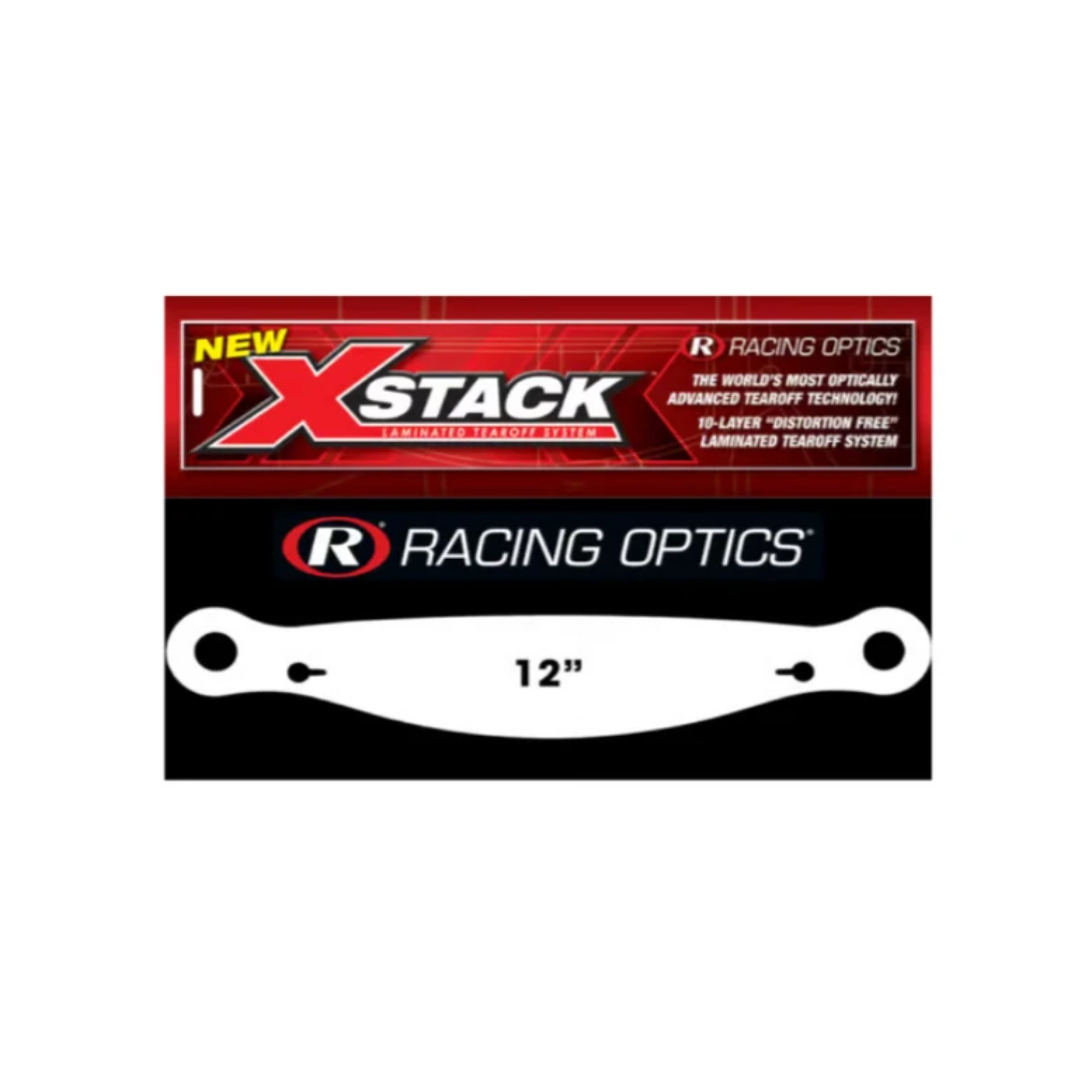 The Racing Optics Xstack Tear Offs for the Stilo ST5, without the Zylon Panel.