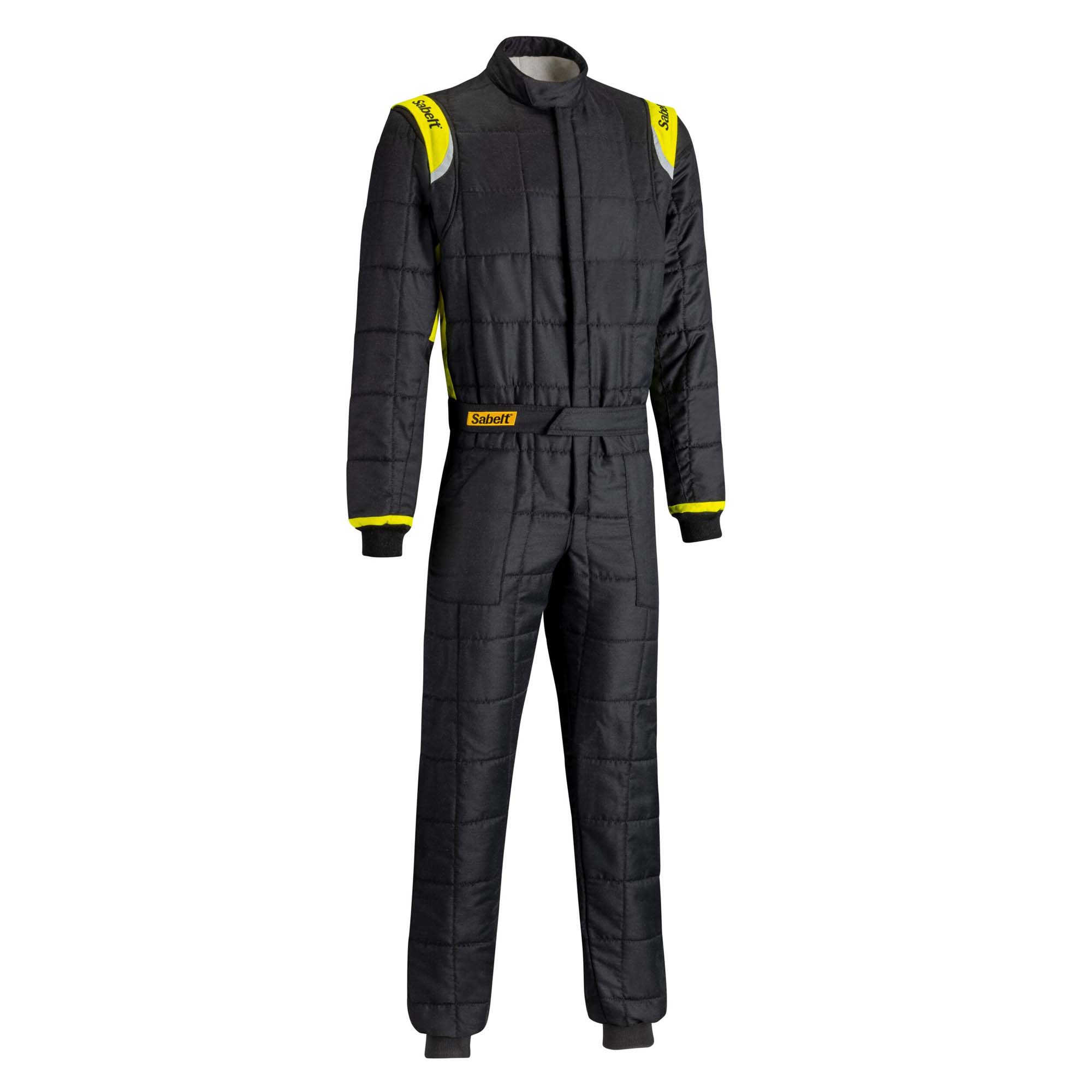 The black and yellow Sabelt Challenge TS-2 Racing Suit.