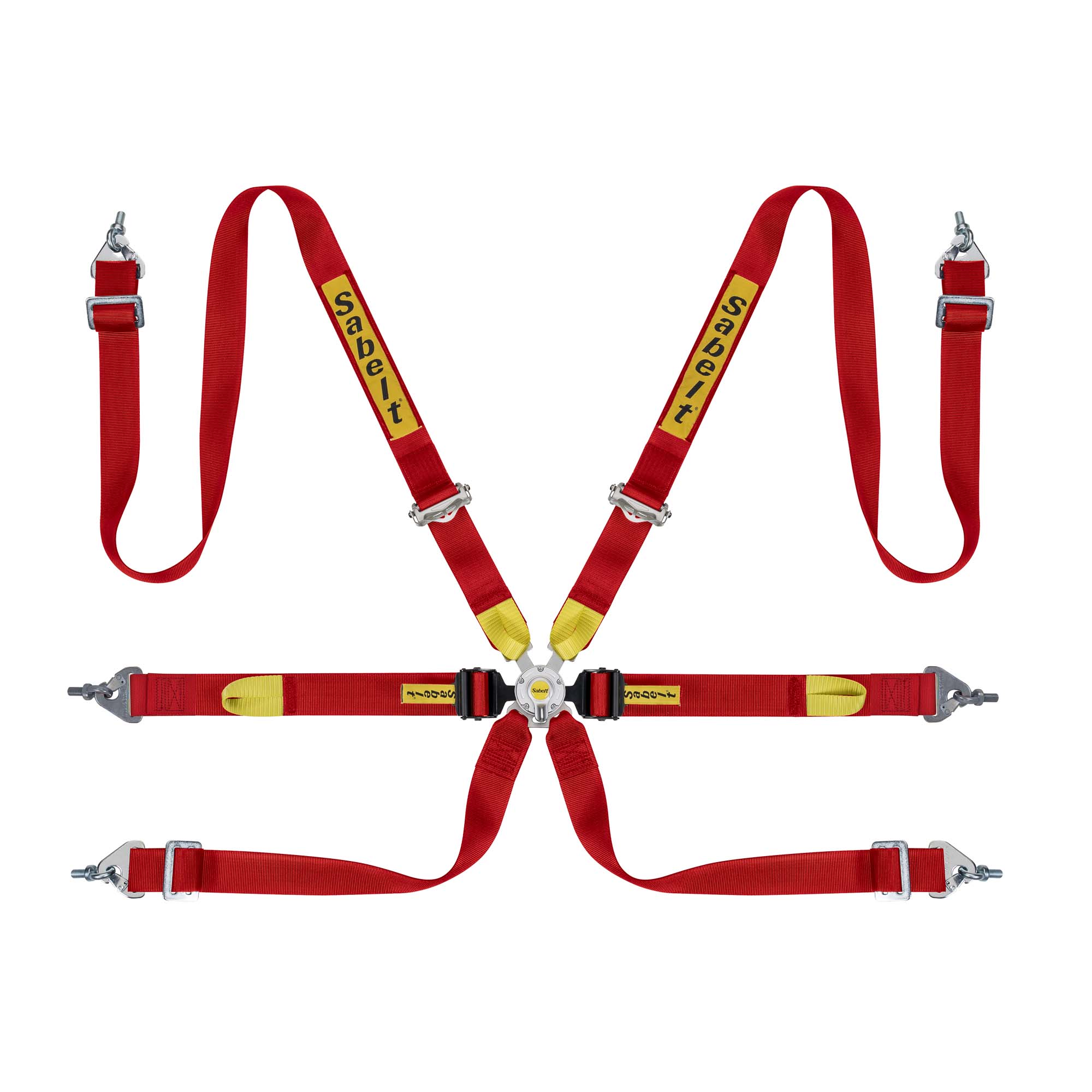 The red Sabelt Enduro Silver 2" Racing Harness.