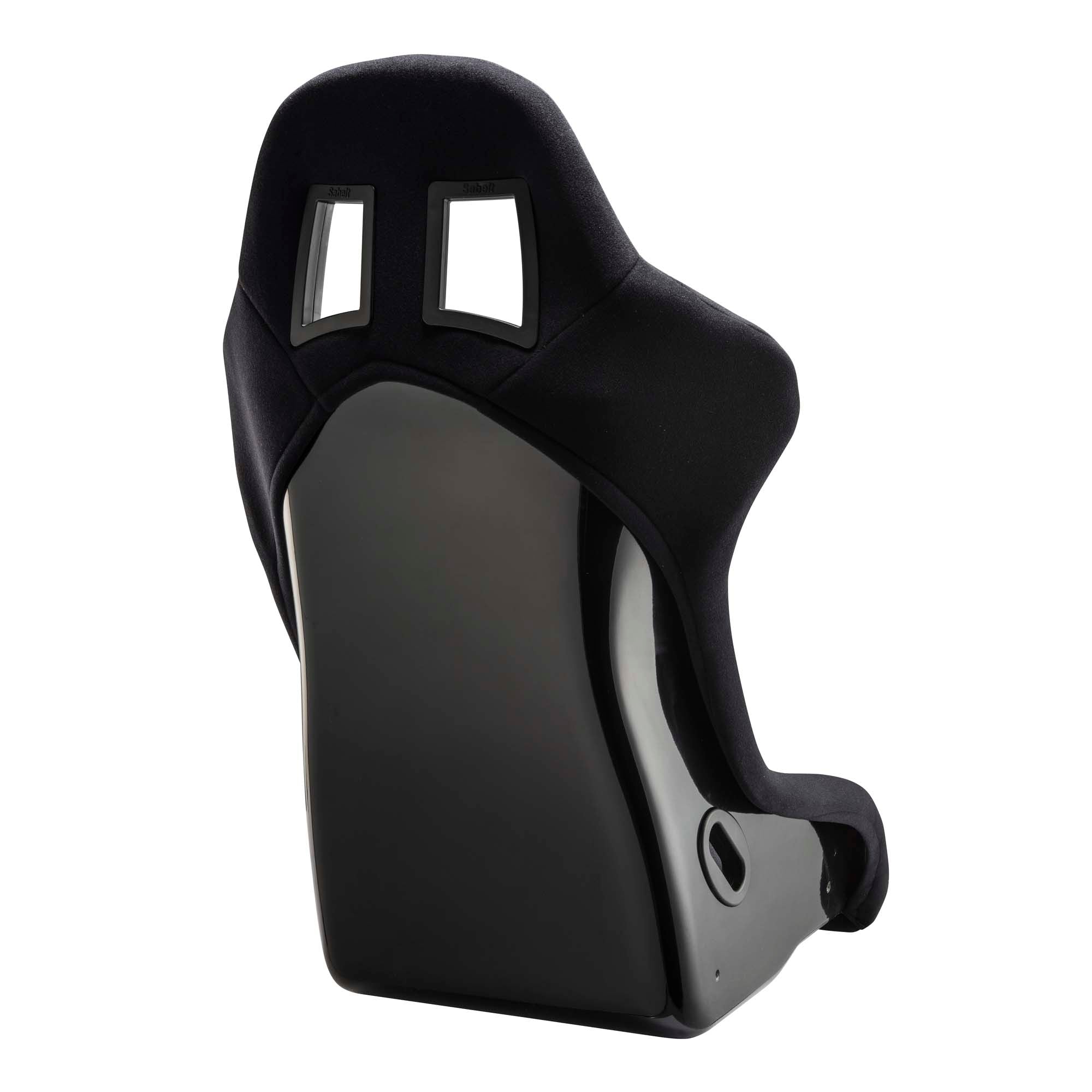 The Sabelt GT3 Fiberglass Racing Seat from the back.